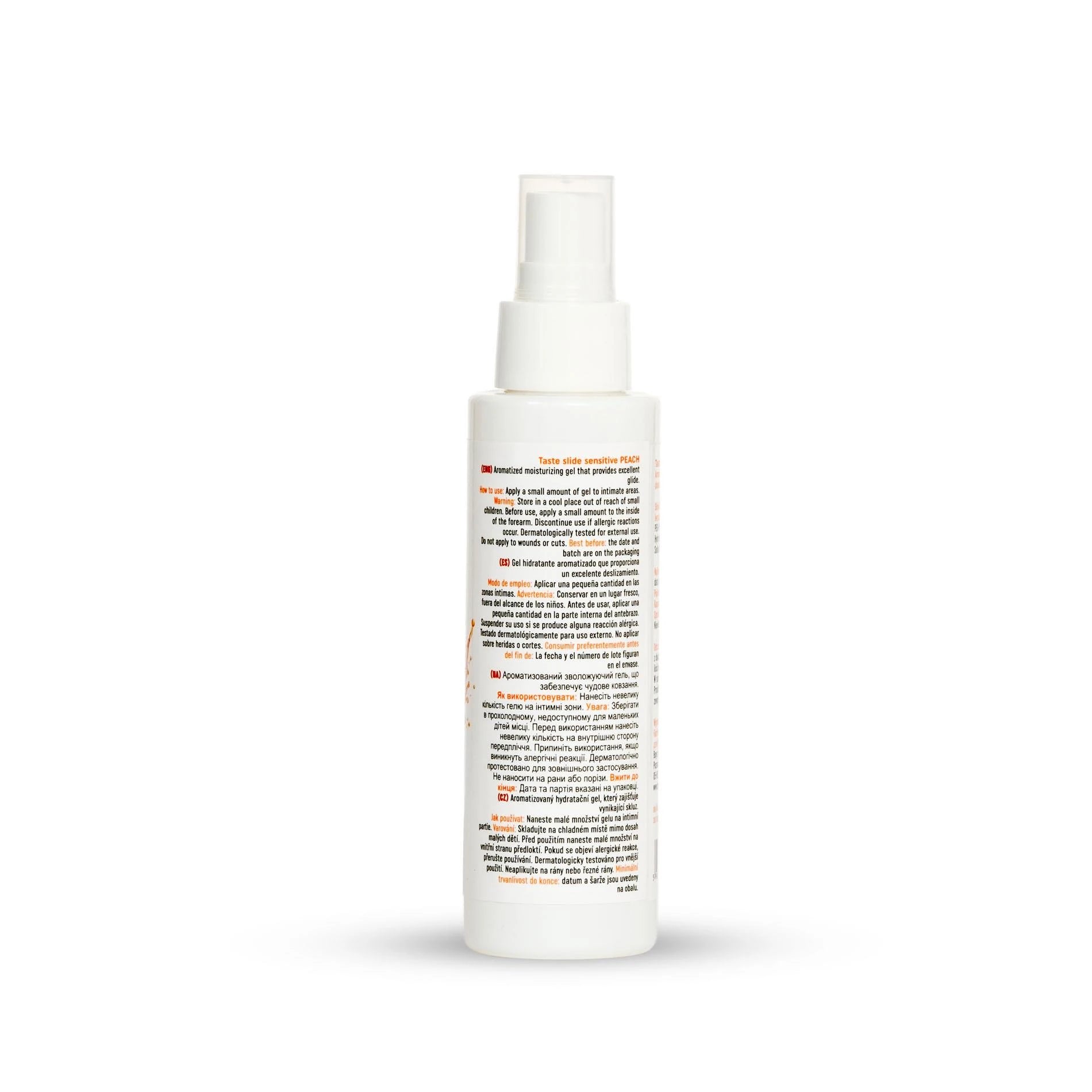MyLove Taste-slide sensitive-peach 100 ml.