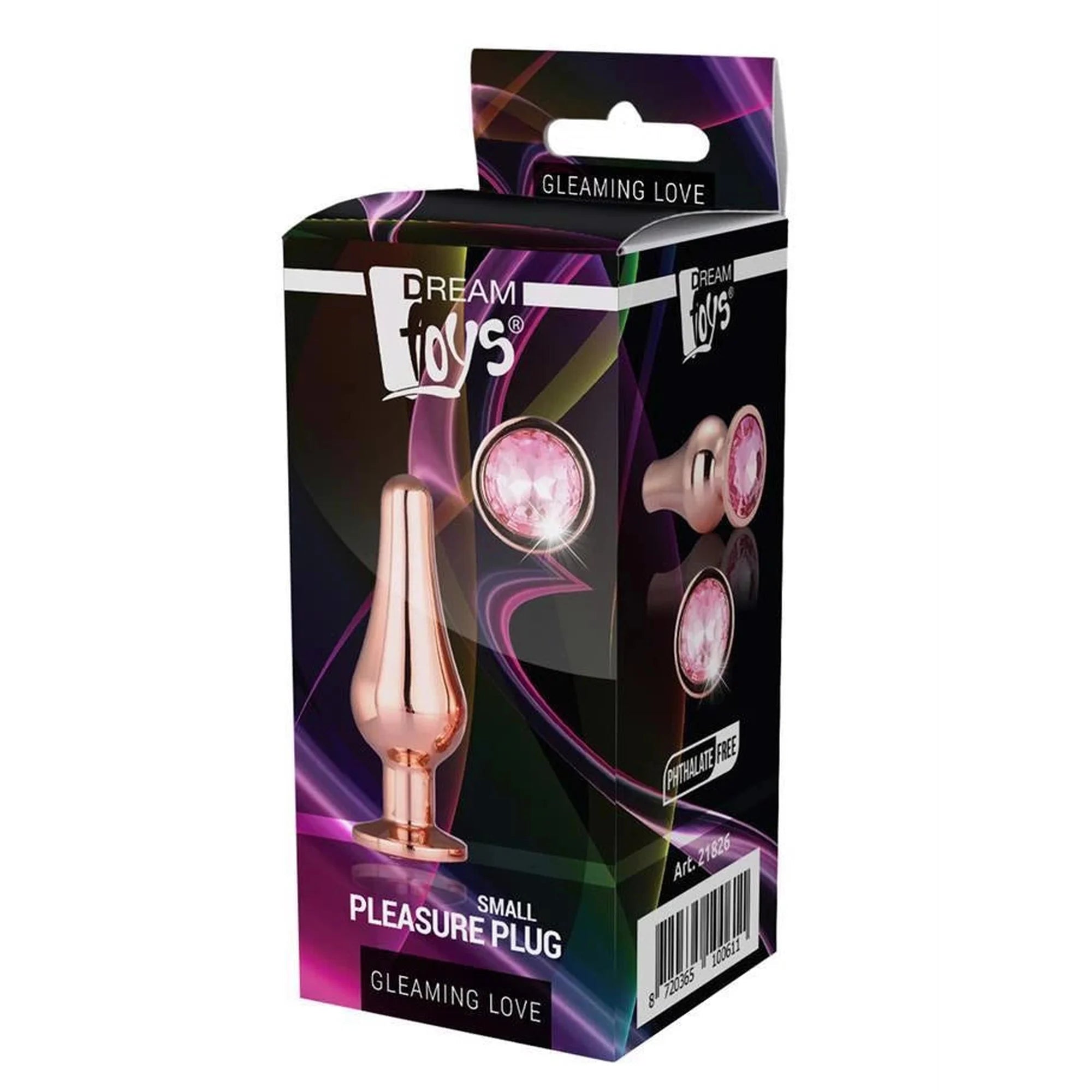 GLEAMING LOVE ROSE GOLD PLEASURE PLUG S