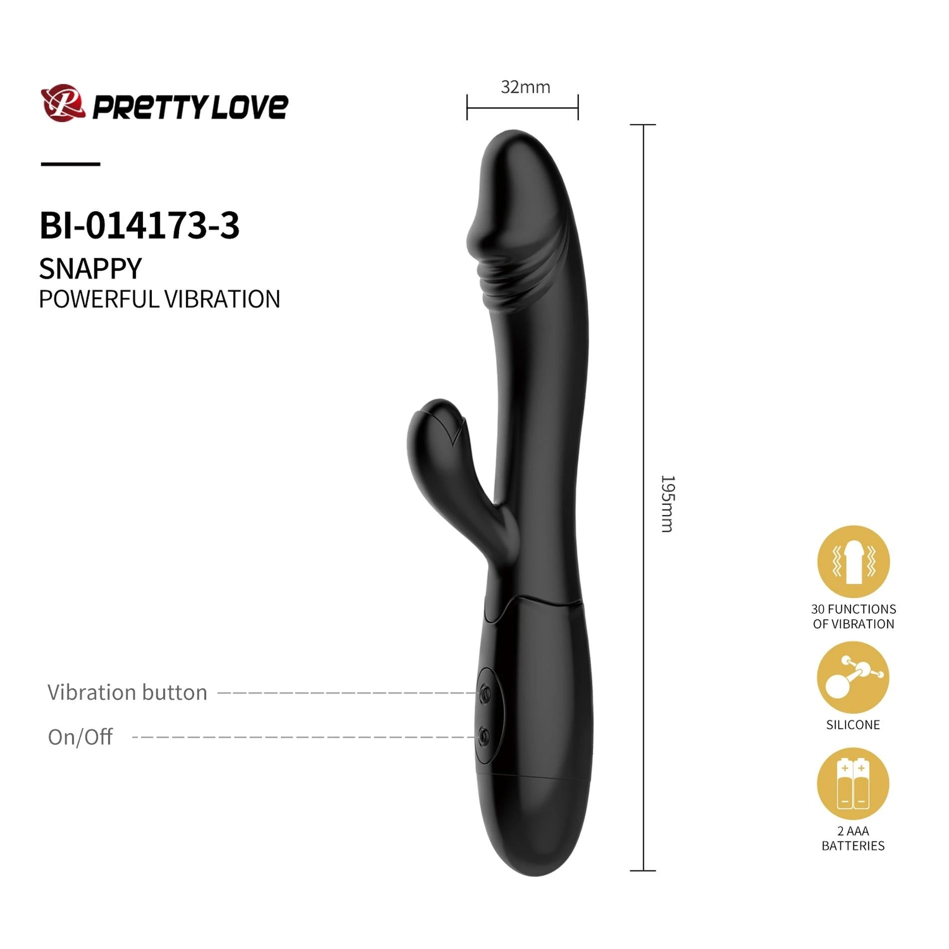 PRETTY LOVE - 30th ANNIVERSARY BAILE, 30 vibration functions 12 vibration functions