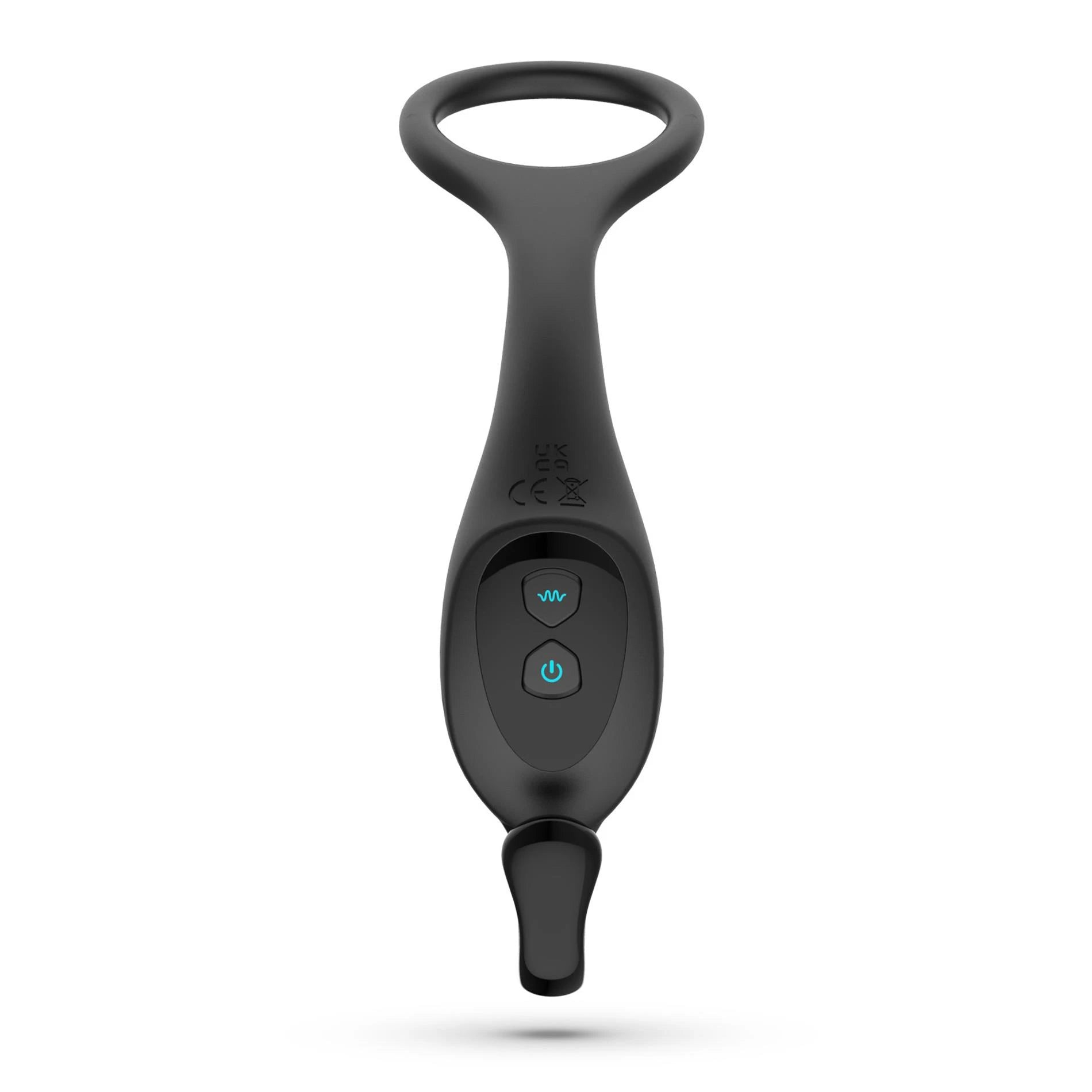 Magoo - Vibrating and Thrusting Prostate Massager with Cockring and Remote Control - Black