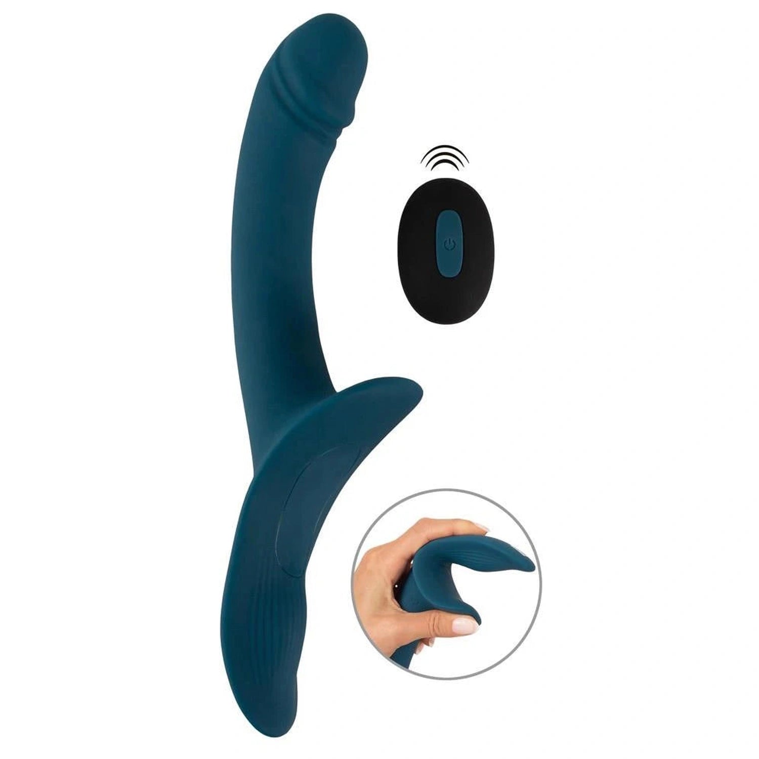 Il tuo Vibratore RC Strap-On Blu