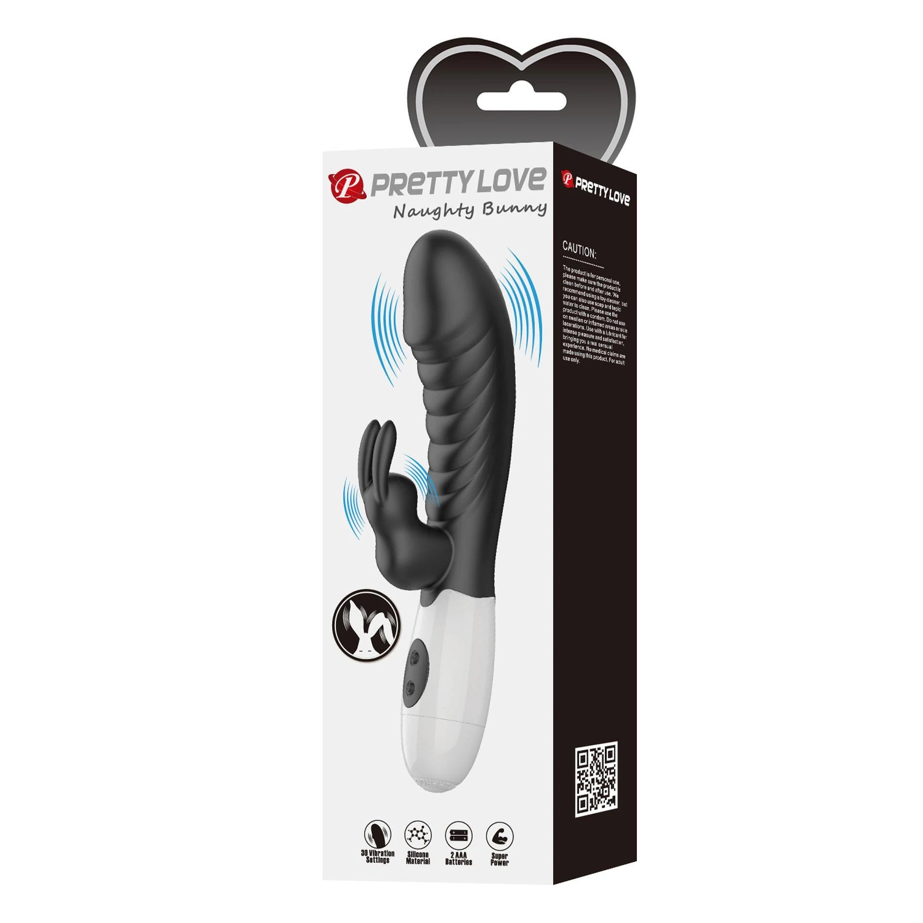 PRETTY LOVE - Naughty Bunny 30 functions Black