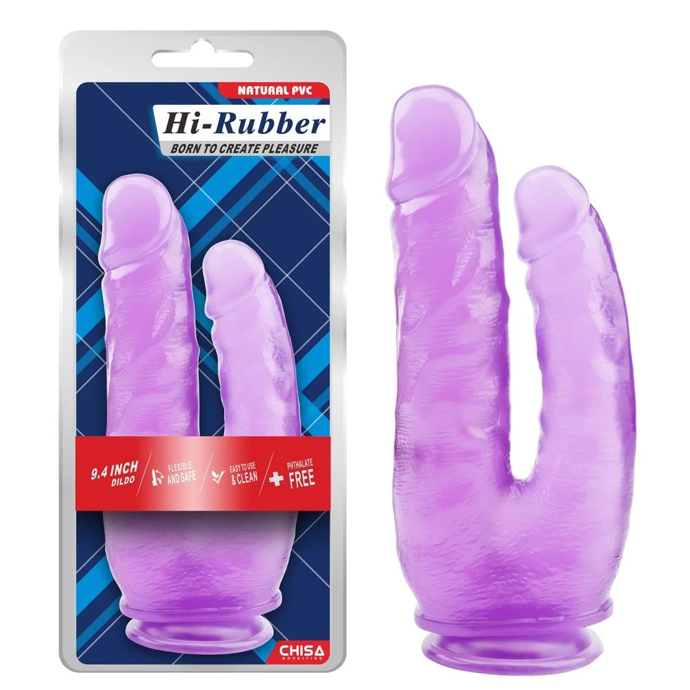Gode-ceinture de 9,4 pouces - Violet