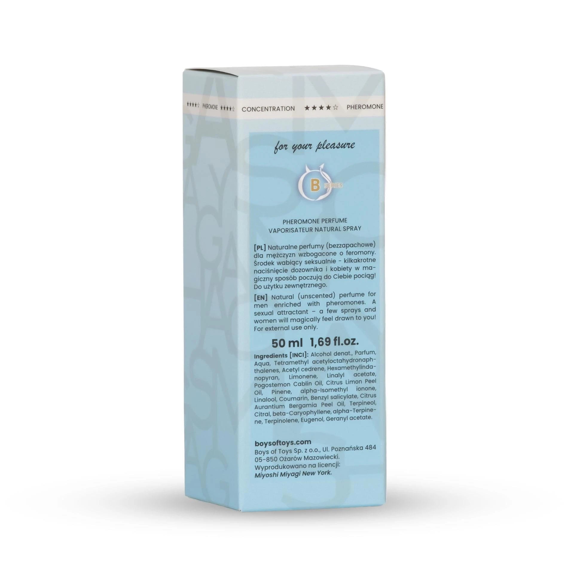 Miyoshi Miyagi PURE phéromone neutre 50ml HOMME