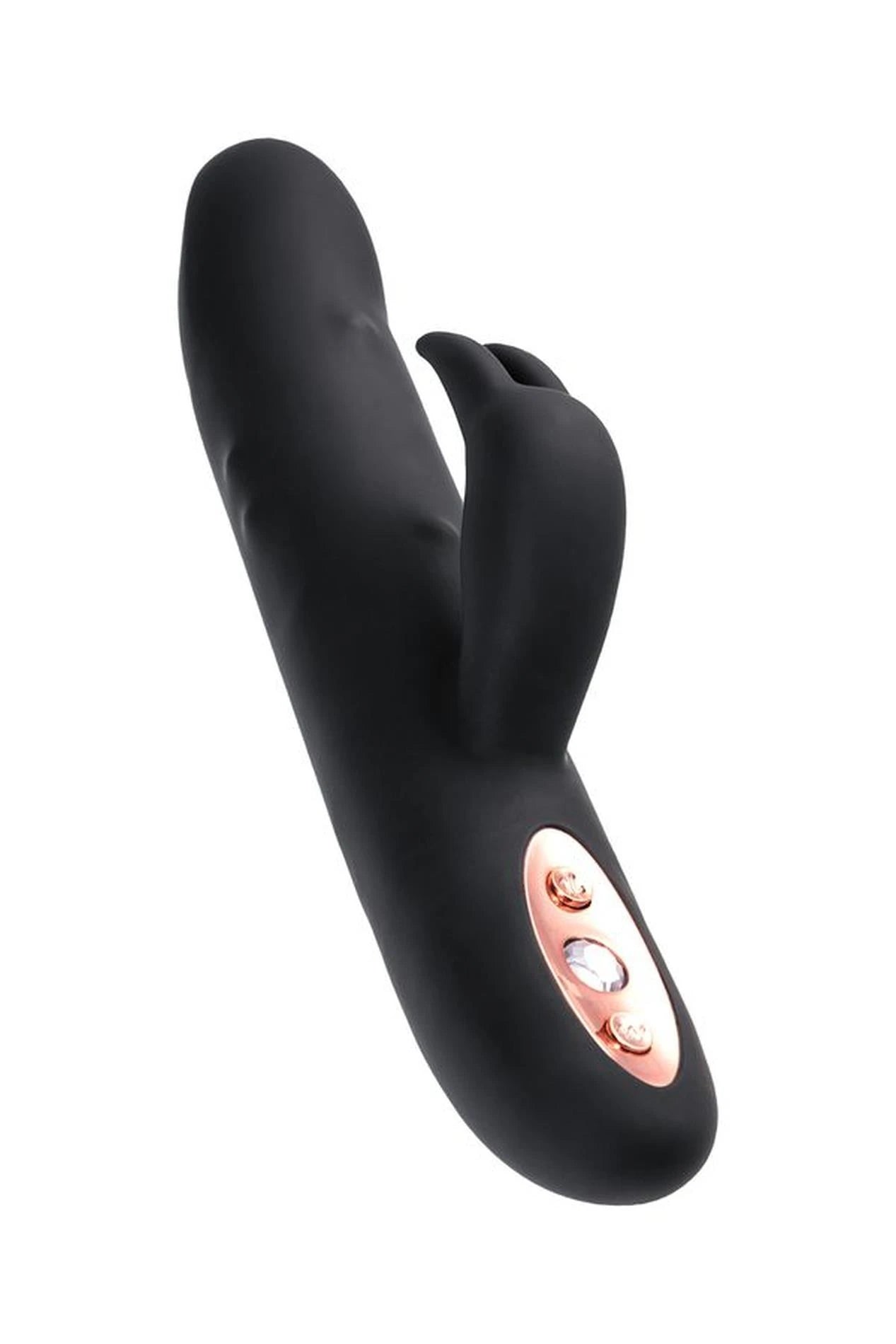 Vibromasseur WANAME D-SPLASH HAIL irréaliste, silicone, noir, 23,8 cm