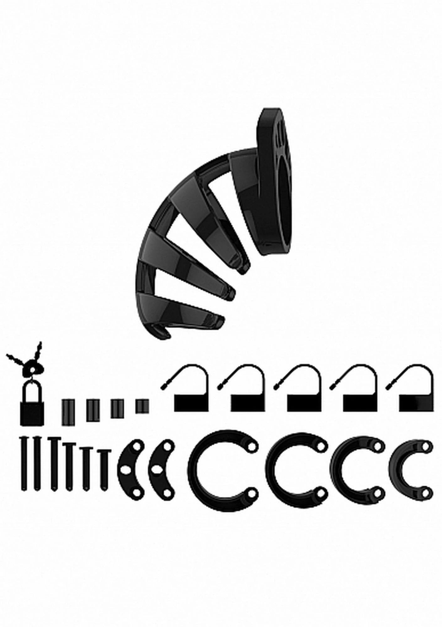 Model 02 Chastity Cock Cage - 3.5 / 9 cm