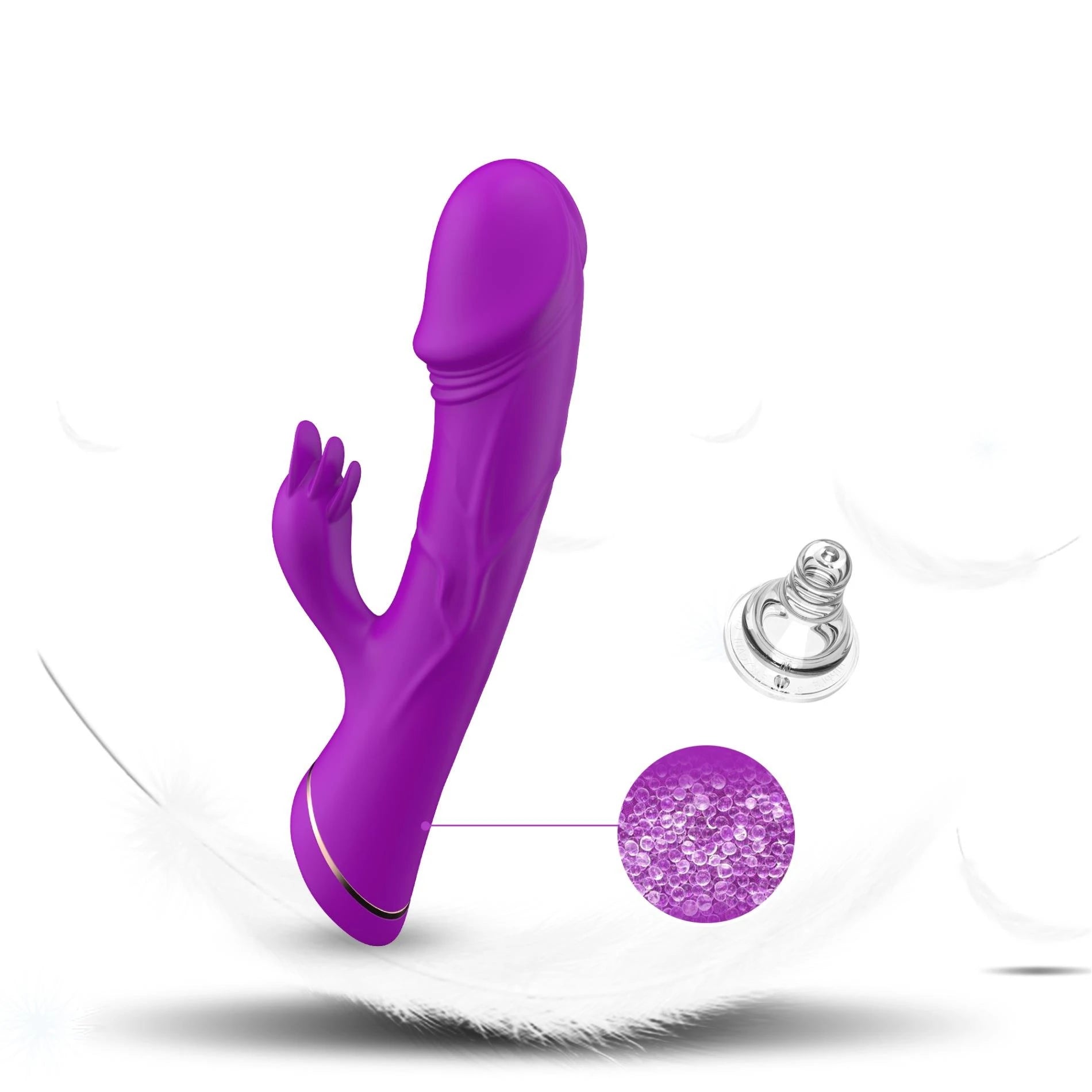 Rubberco Violet, 2* 9 fonctions de vibration