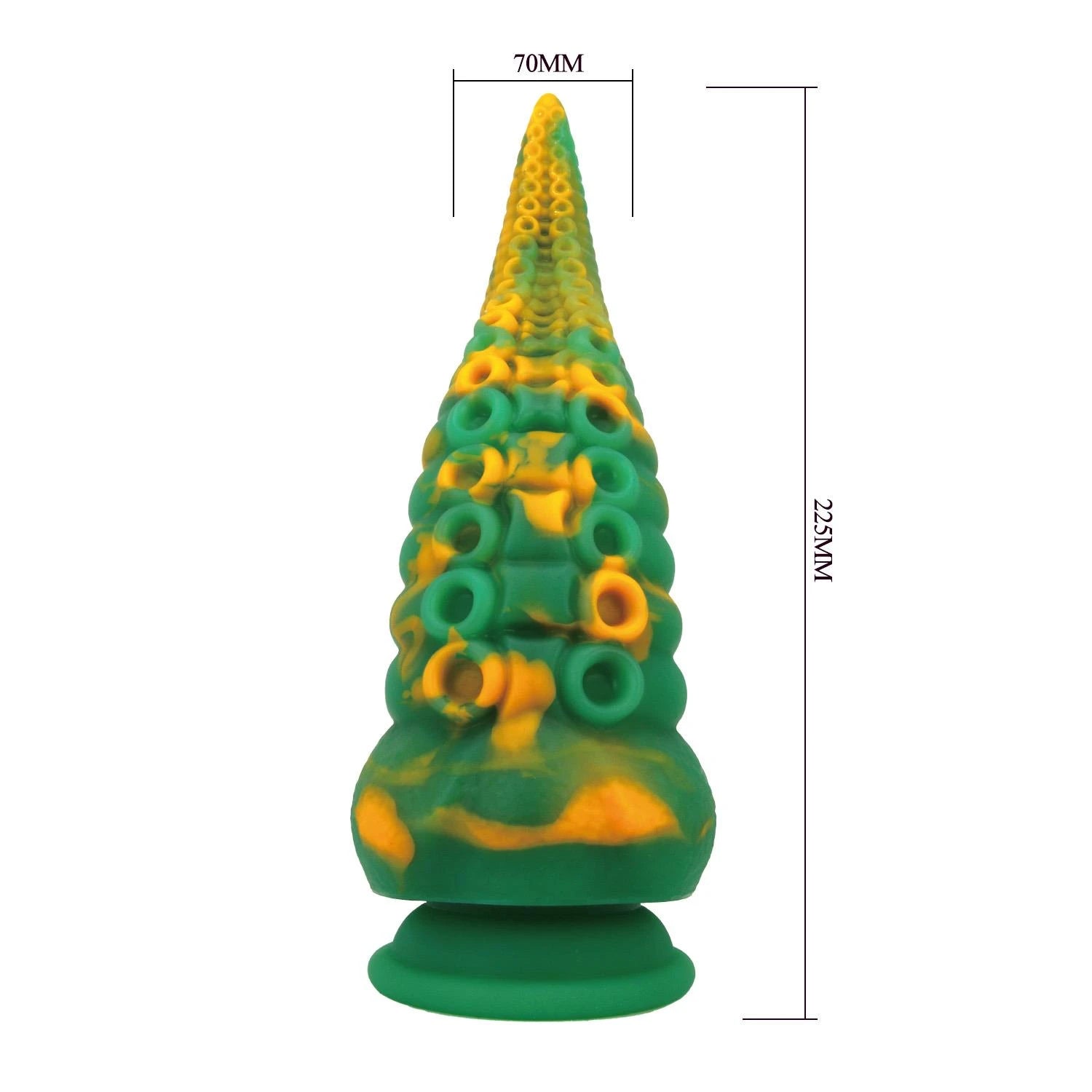 Power Monsters Colosse abyssal – Godemichet en silicone texturé 22,5 cm