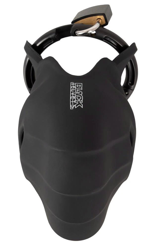Black velvet Cock & Ball cage