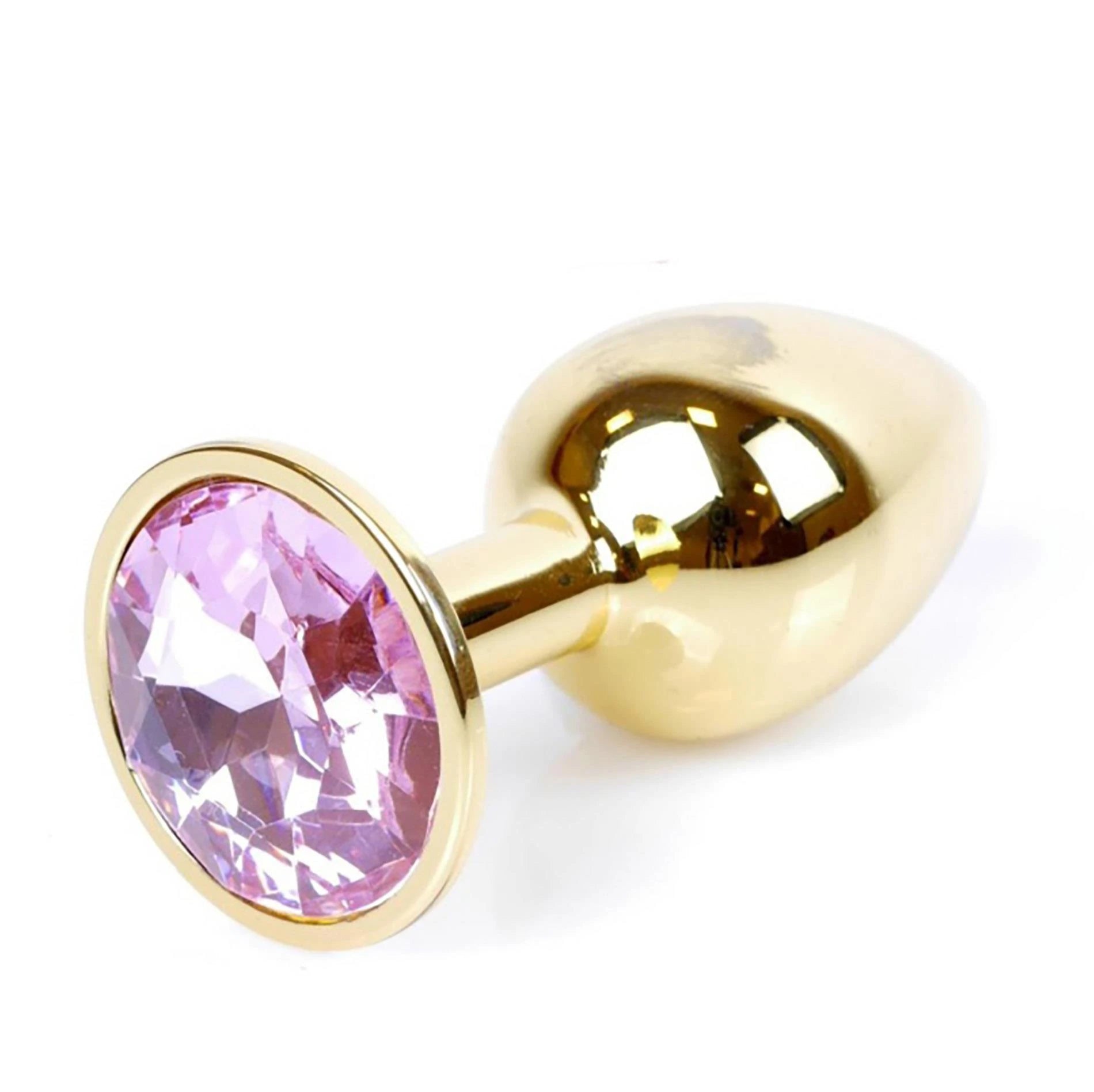 Plug-Bijoux Or PLUG- Rose