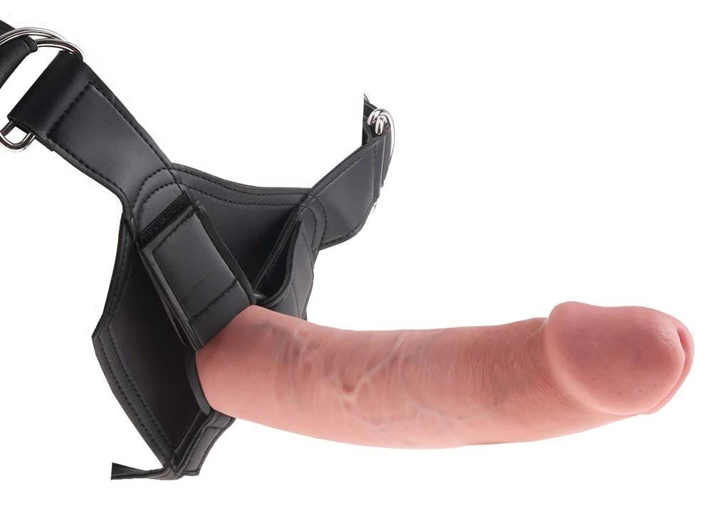 KC Strap-On avec pénis de 9 pouces, couleur claire