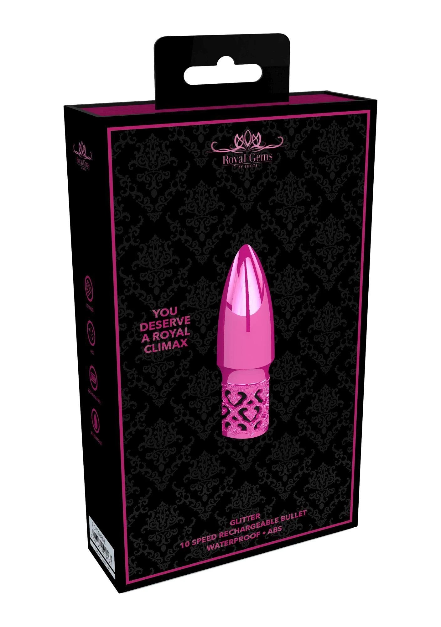 Vibreur balle en ABS rechargeable - Rose