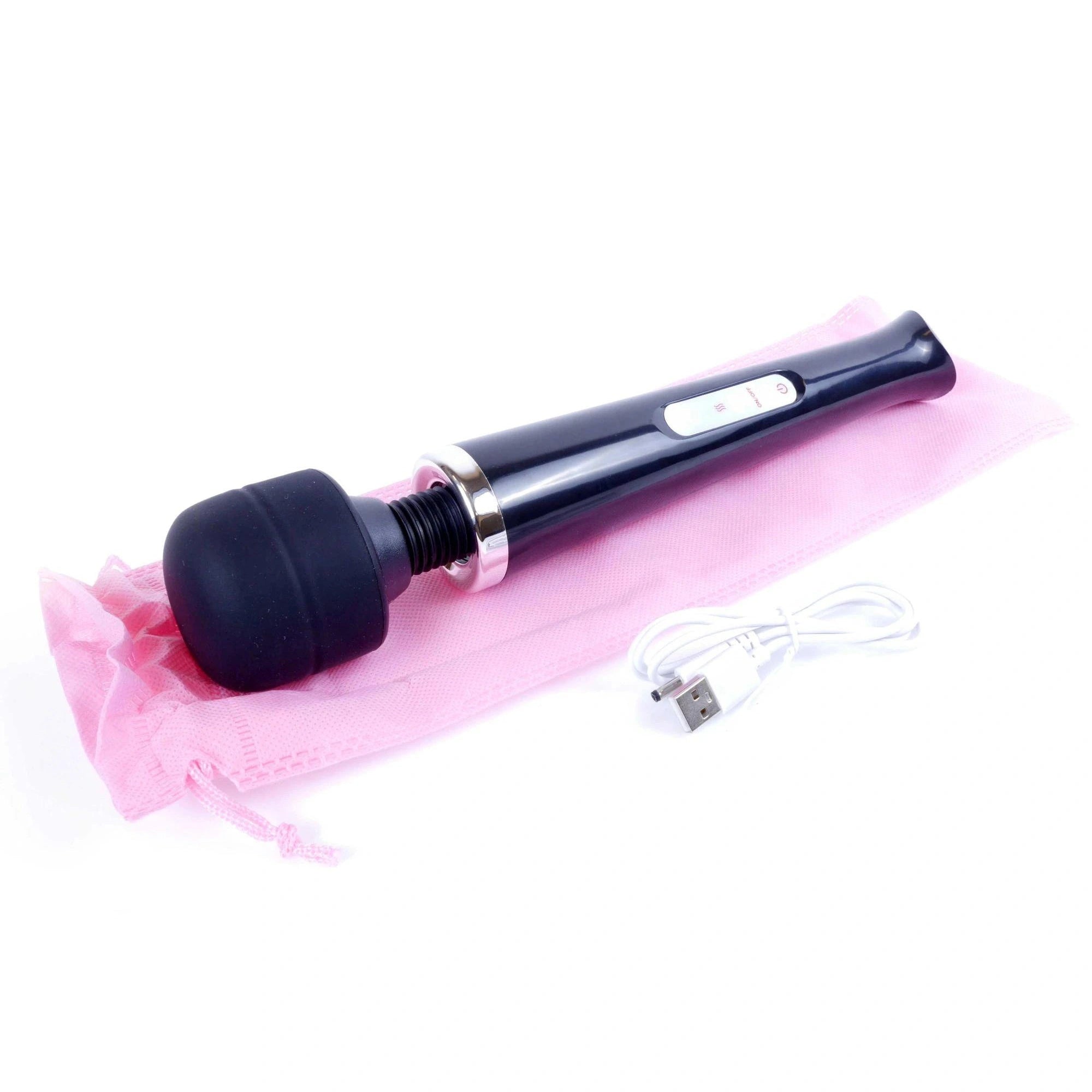 Stymulator-Magic Massager Baguette USB Noir 10 Fonctions