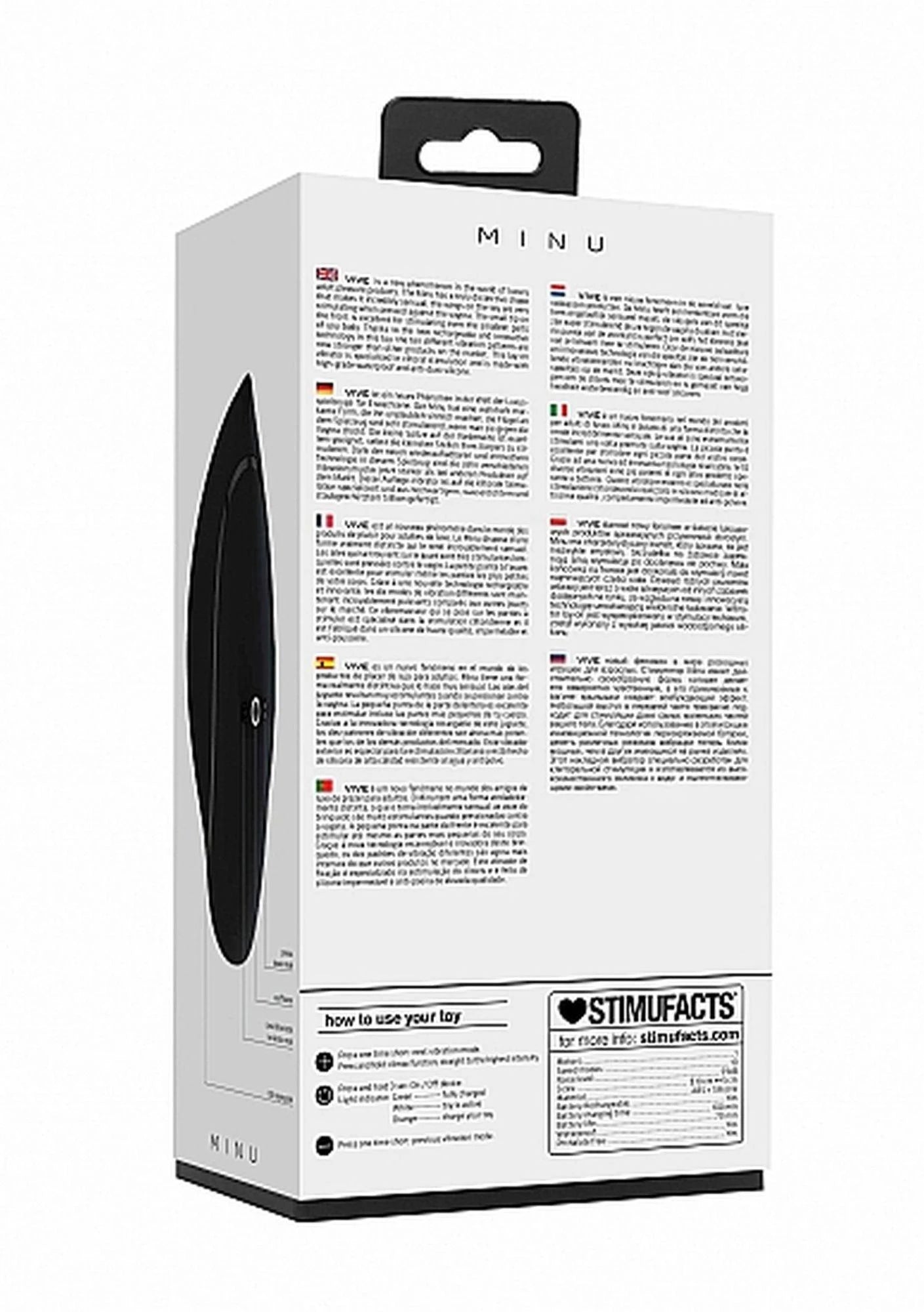 Minu - Lay On Vibrator - Black