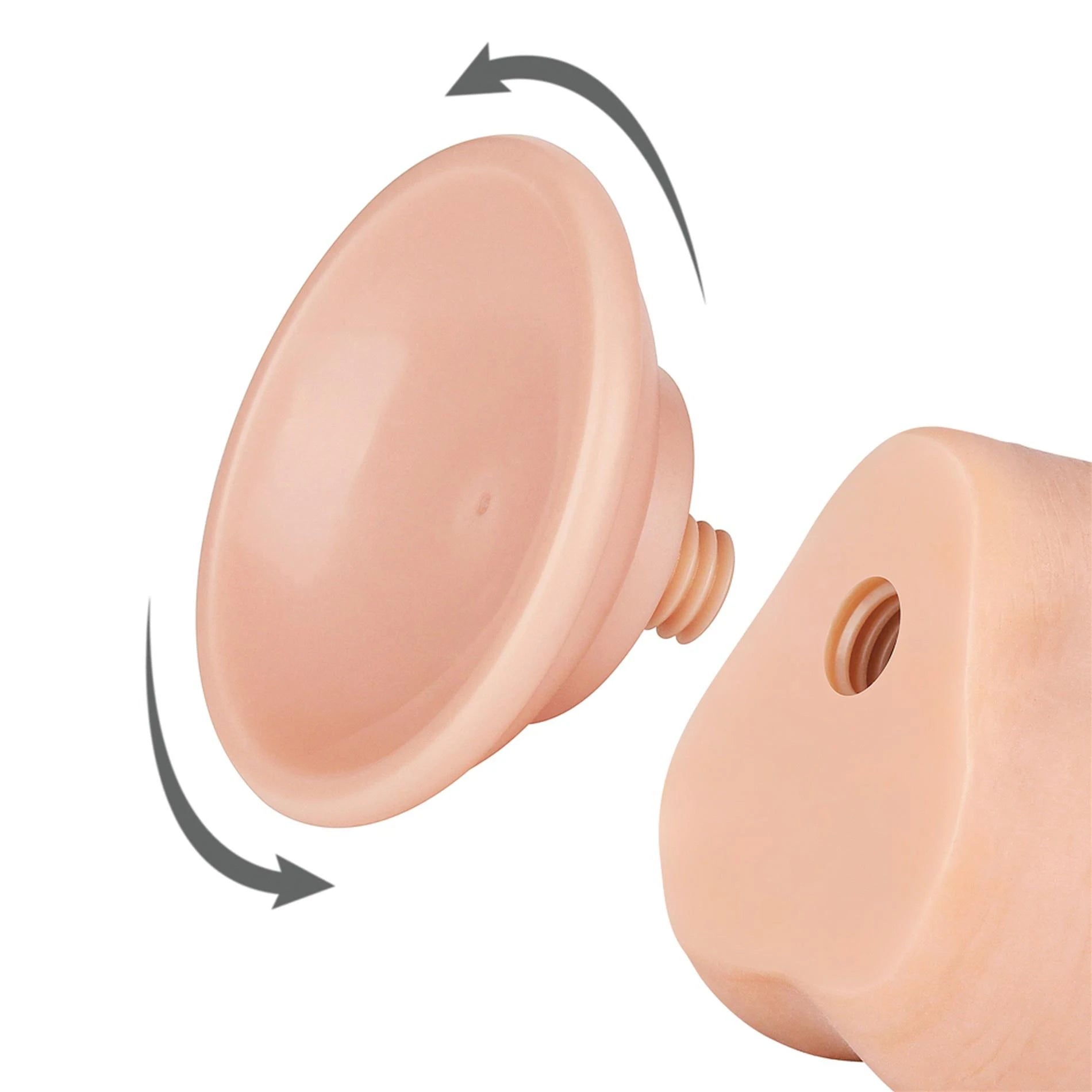 7.5'' Sliding Skin Dual Layer Dong Flesh