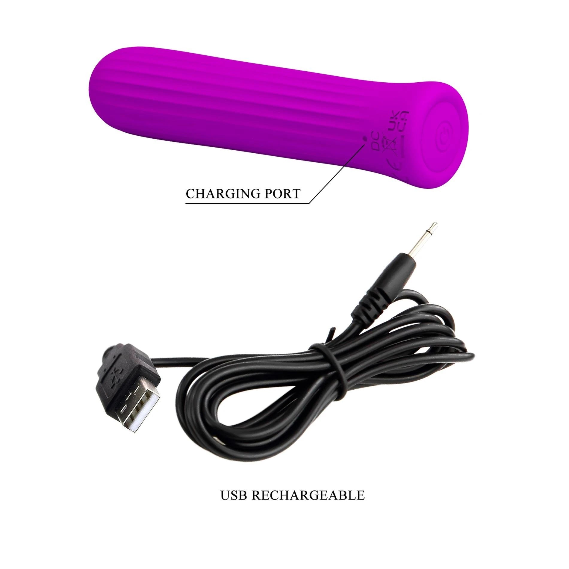 PRETTY LOVE - Blanche Violet, 12 fonctions de vibration Fonction mémoire