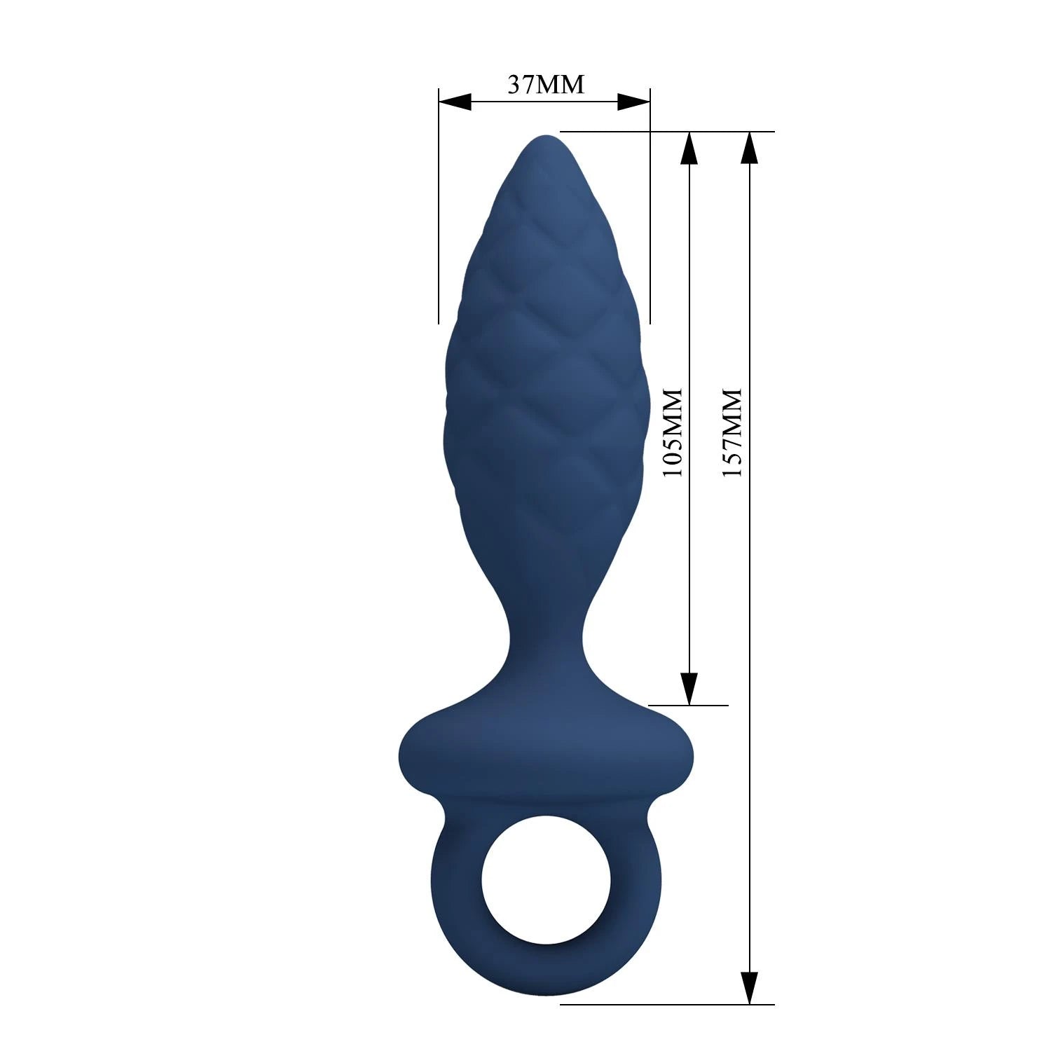 MR. PLAY Butt Plug with Loop – Size L