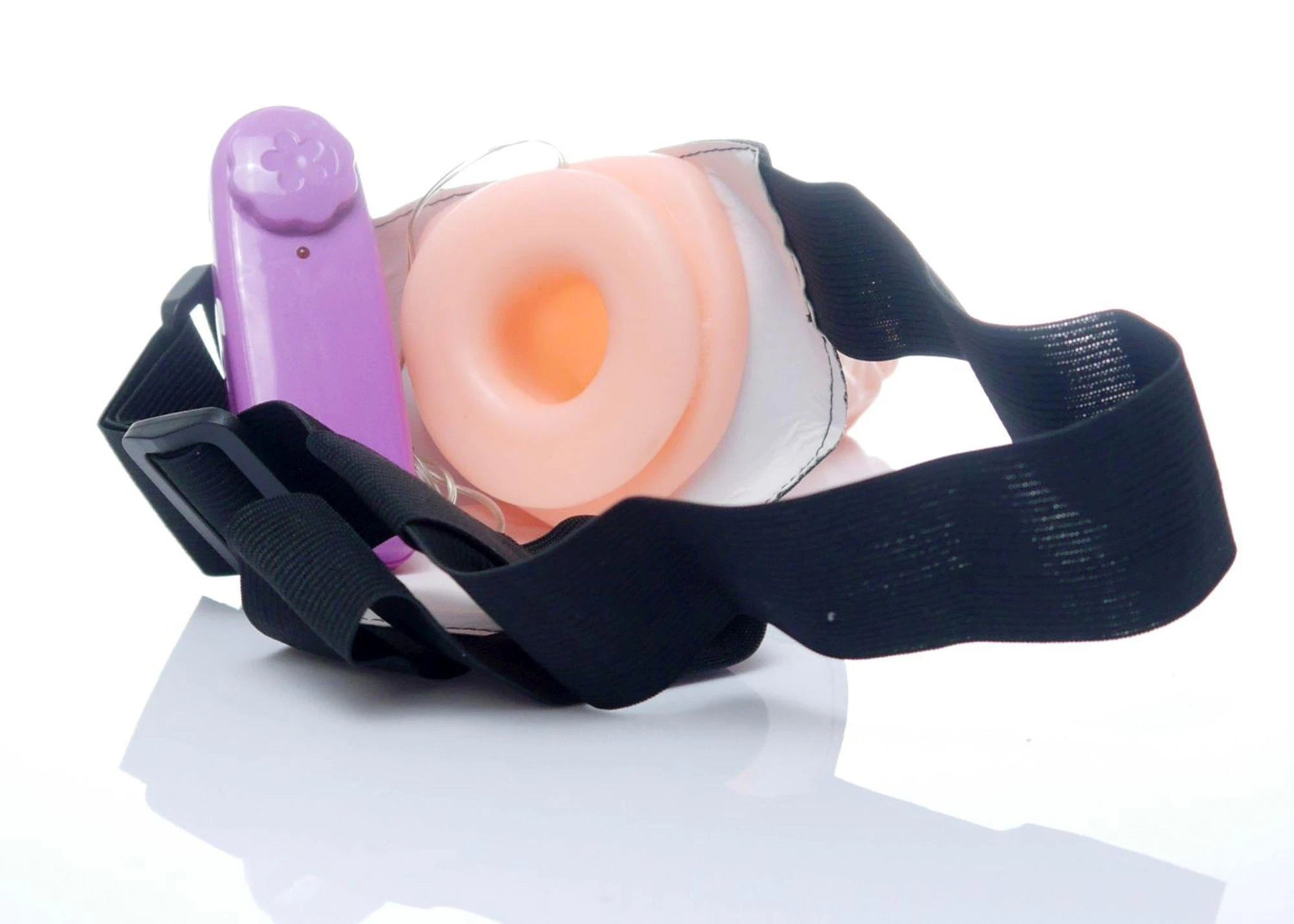 Hollow Strap-on Adrian vibrating