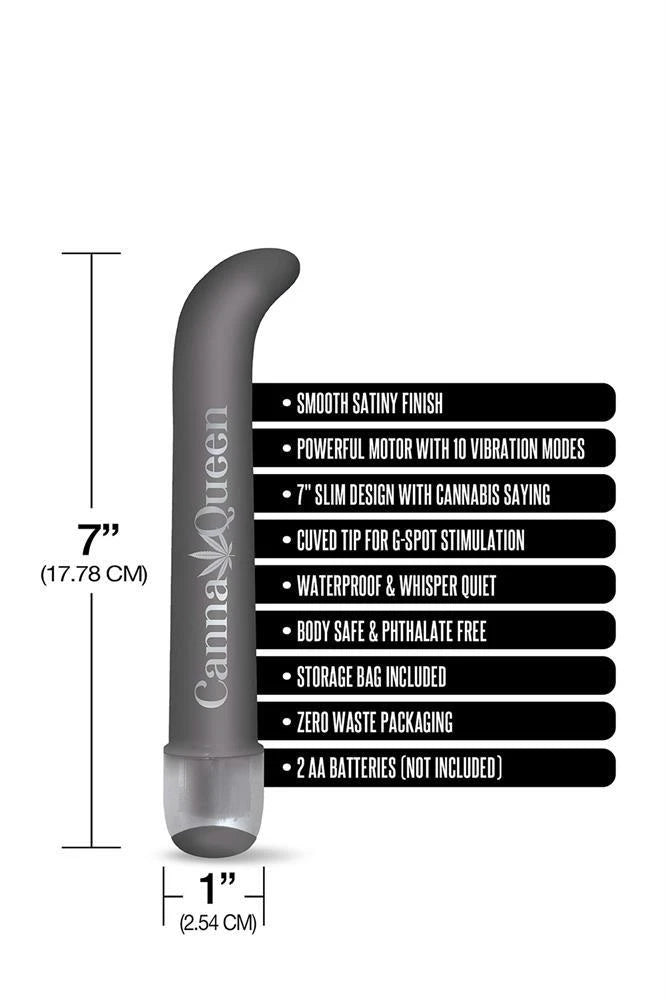 PRINTS CHARMING BUZZED VIBRO STIMULATEUR POINT G 7" CANNA QUEEN