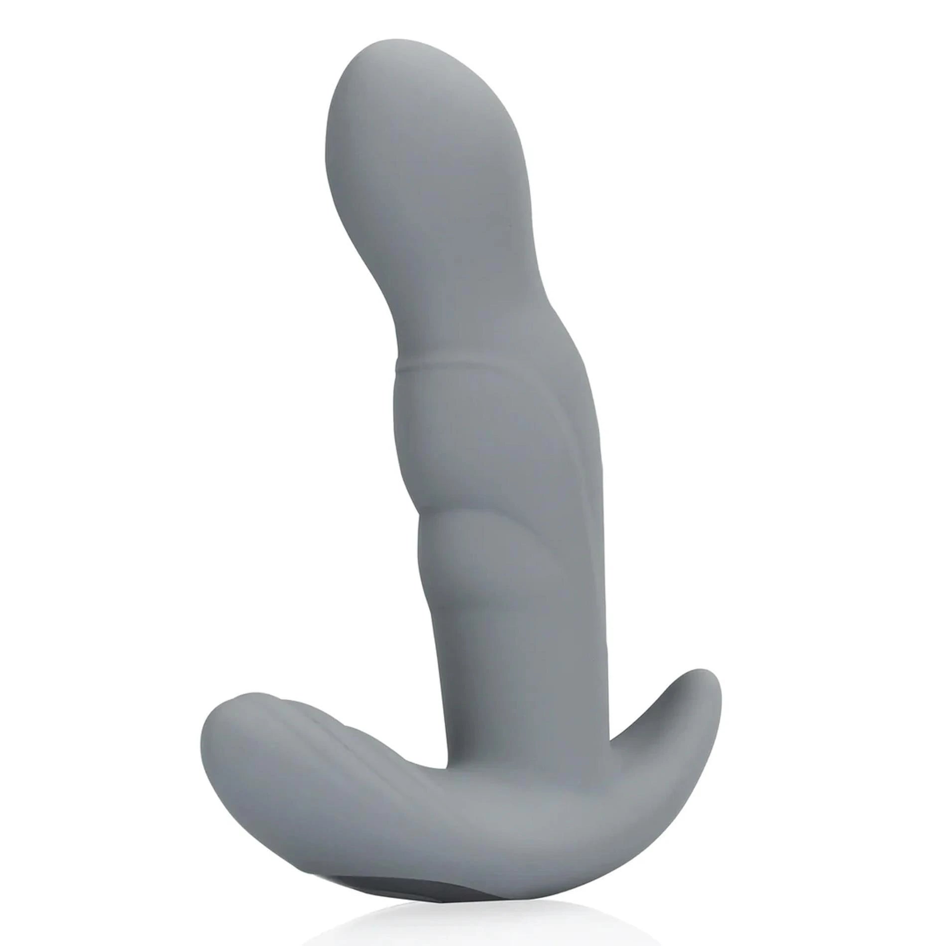 Stimulateur de prostate rotatif avec télécommande - Gris Gotham