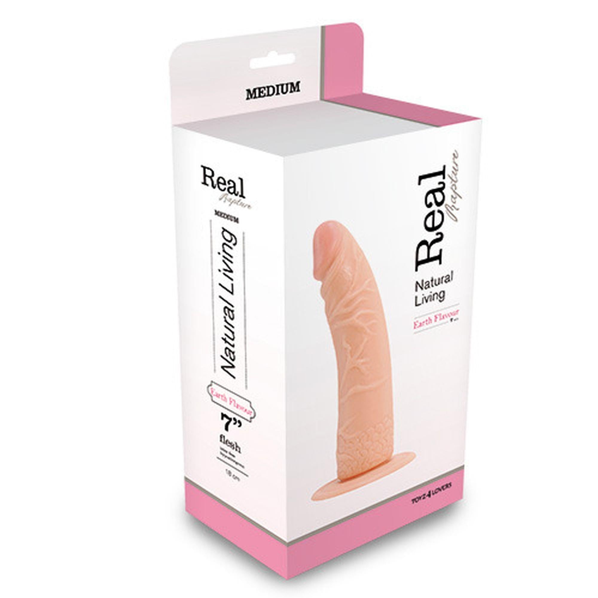 Dildo-PÉNIS RÉALISTE REAL RAPTURE FLESH 7"