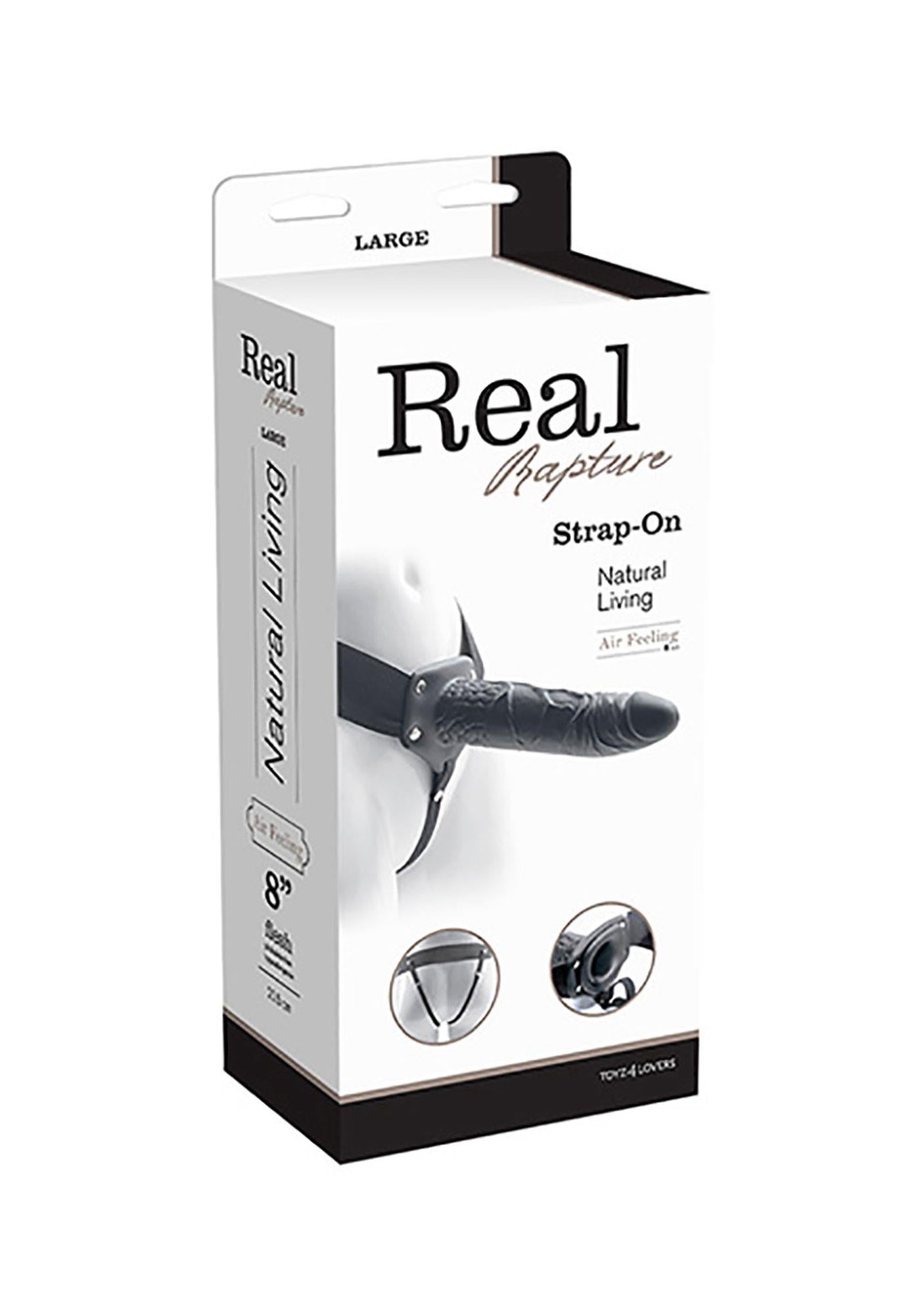 FALLO STRAP ON CAVO REAL RAPTURE 8 BLACK