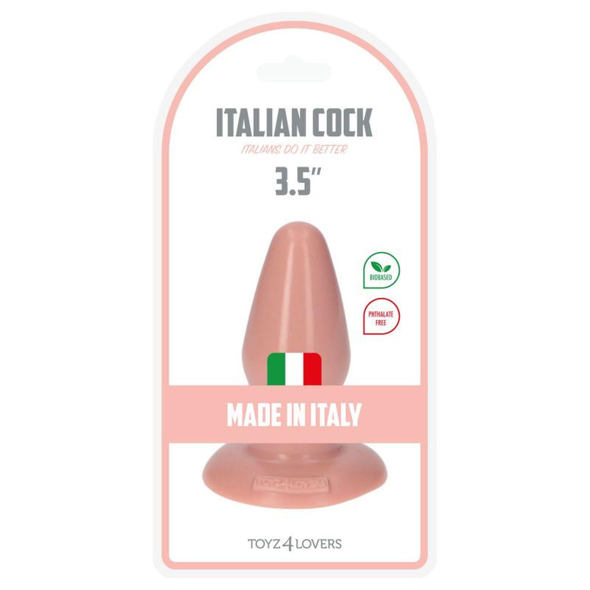 Plug-Italian Cock 3.5″Flash