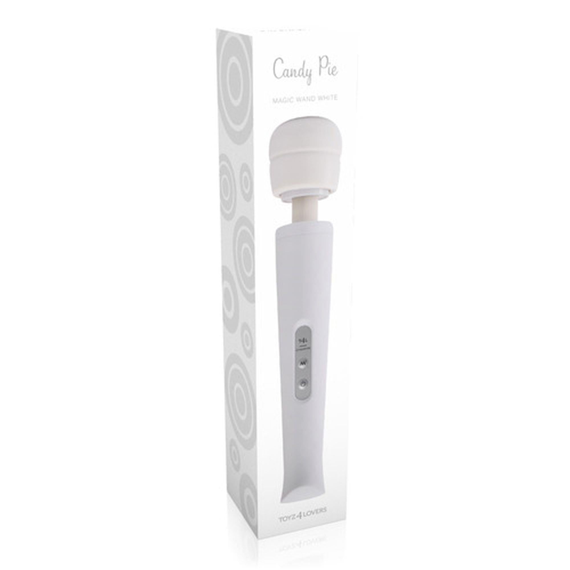 Massager-Stimulator CANDY PIE WAND WHITE