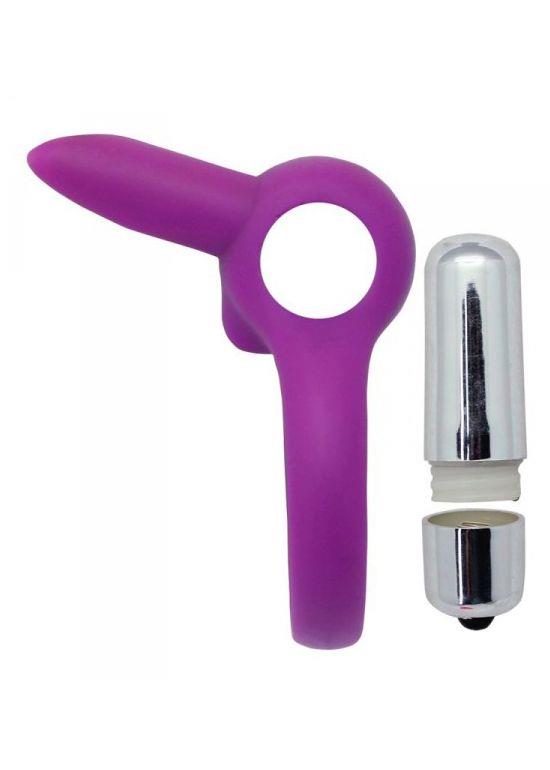 Anello elasticizzato senza tempo viola