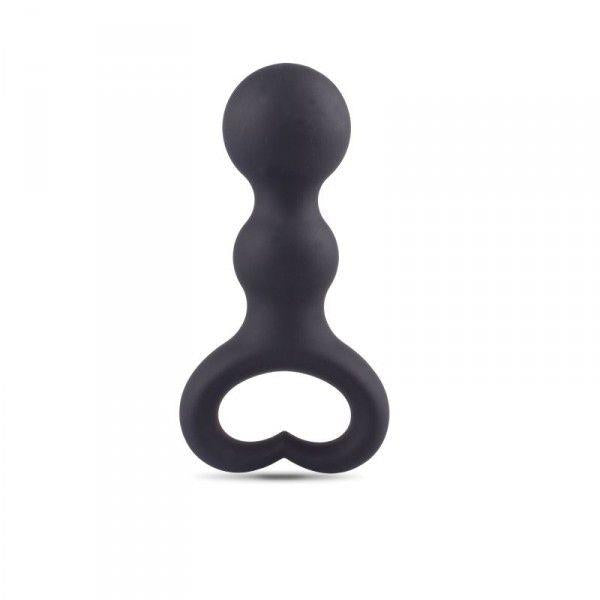 Plug-Plug anal Cœur Clip Balle