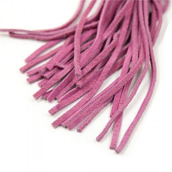 Pejcz-Fouet à franges Line Whip rose