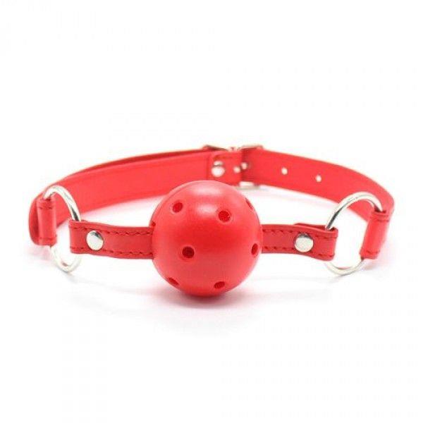 Knebel-Breathable Ball Gag (Red)