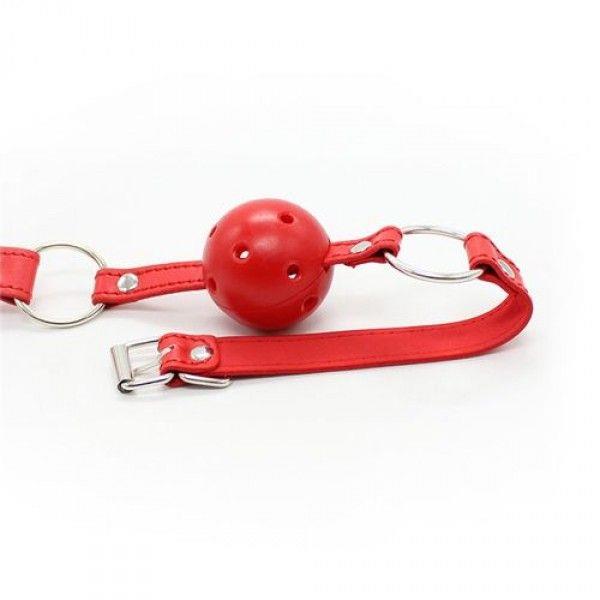 Knebel-Breathable Ball Gag (Red)