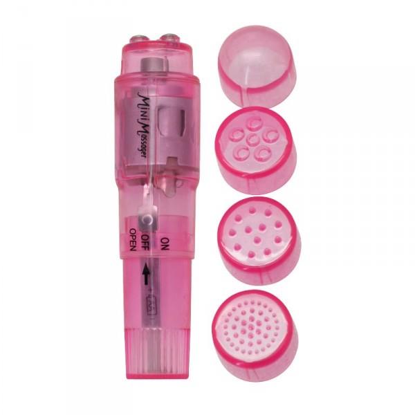 Stymulator - Mini vibrator with interchangeable tips Timeless 4 Surprises