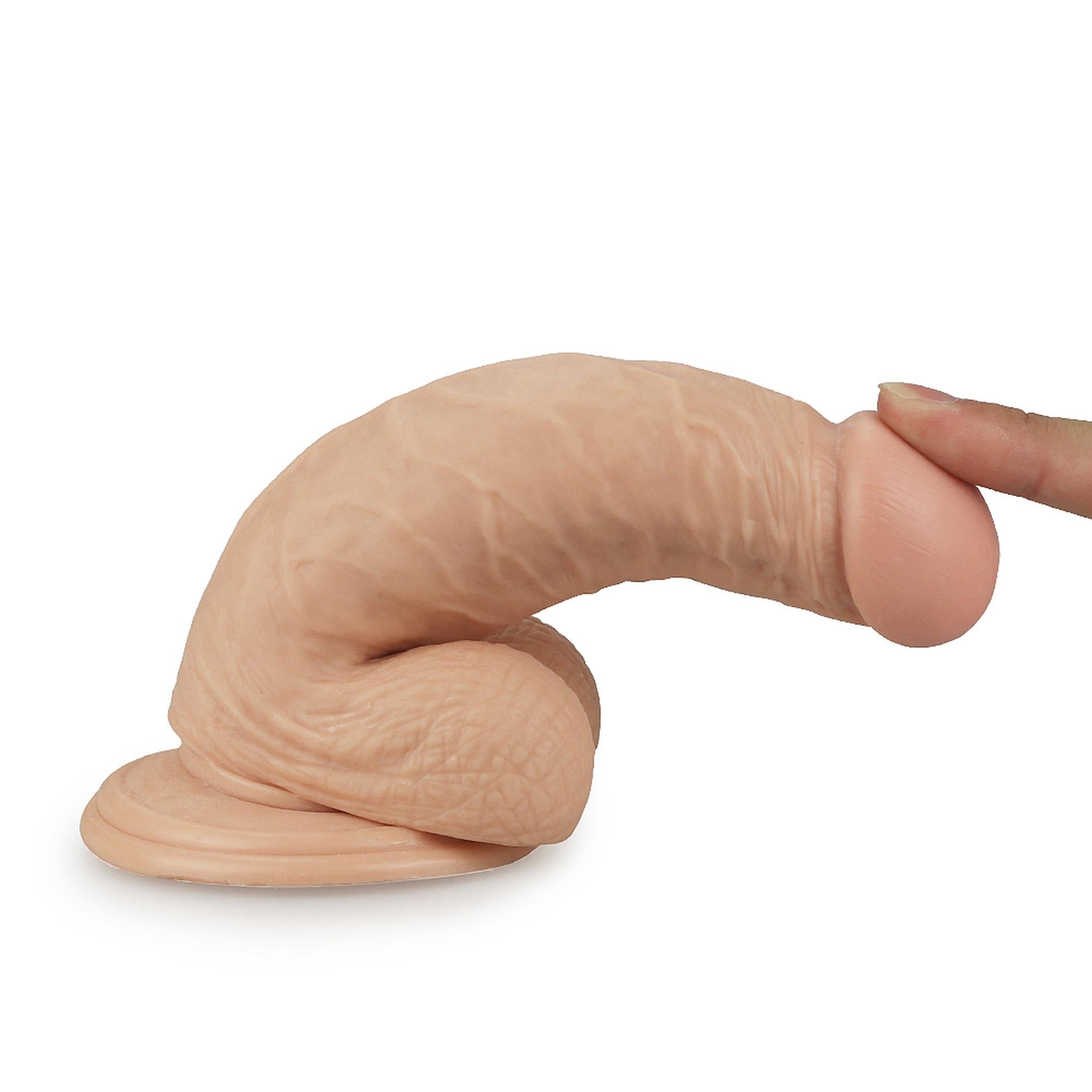 7″ Real Extreme Dildo Flesh