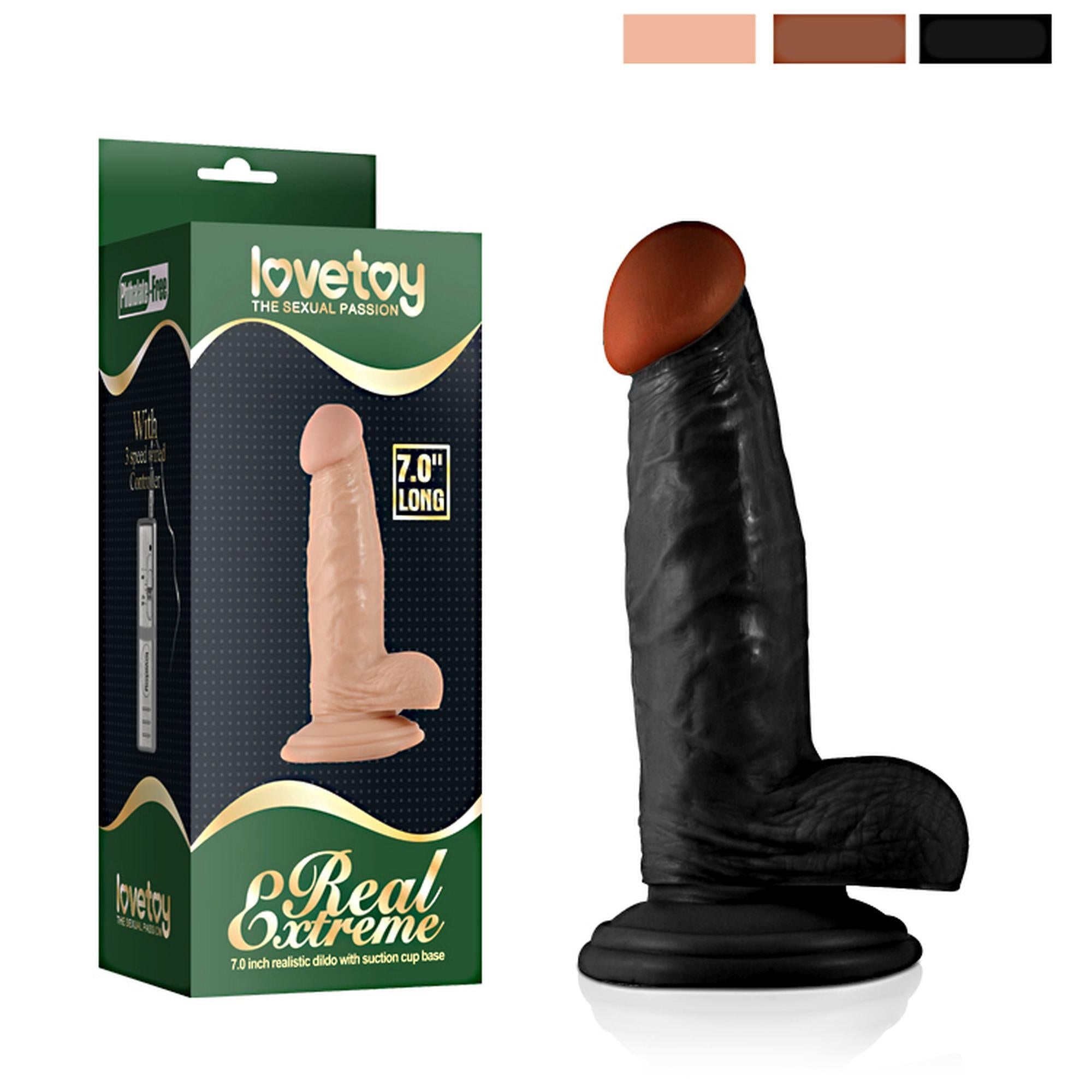 7″ Real Extreme Dildo Flesh