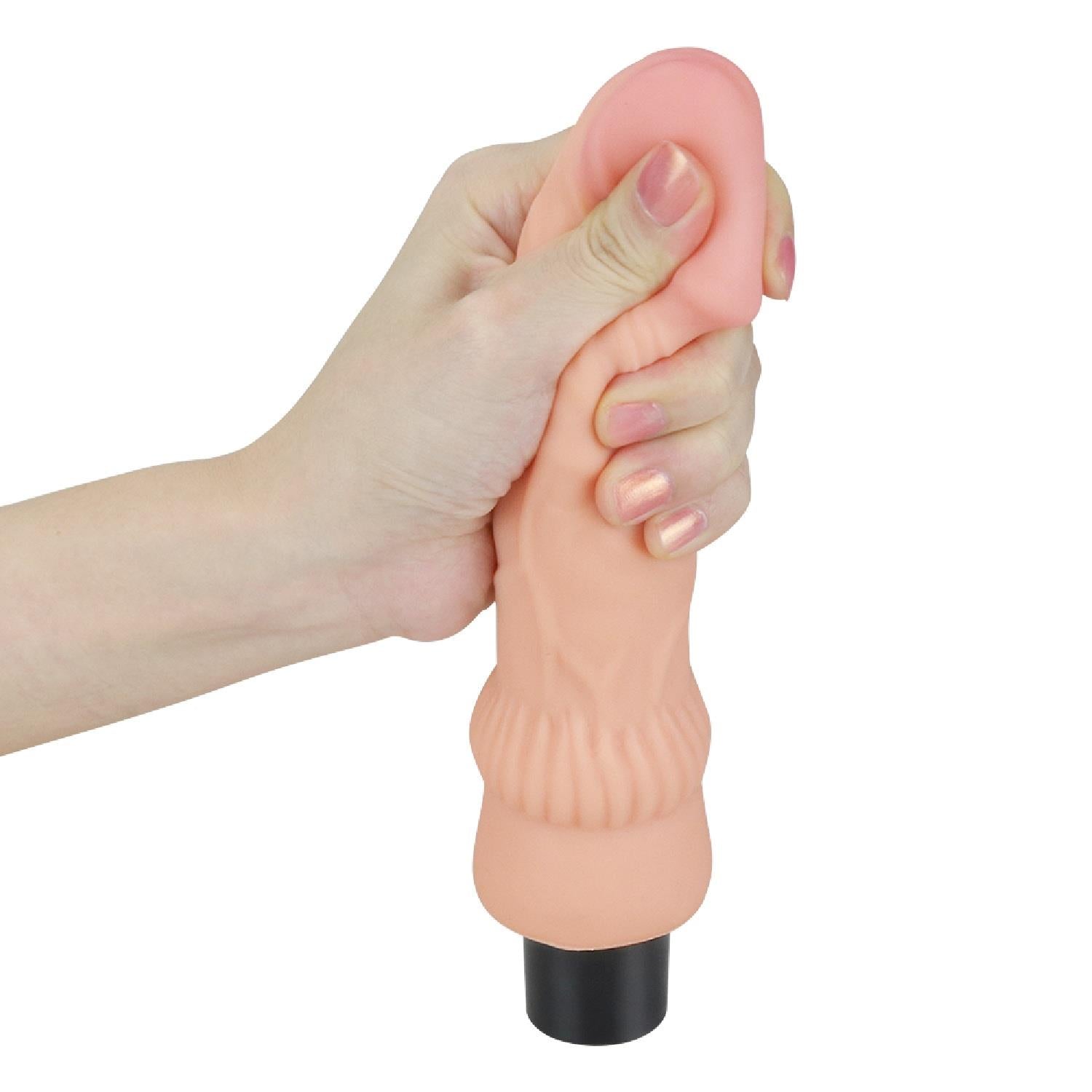 7.8″ REAL SOFTEE Vibrating Dildo
