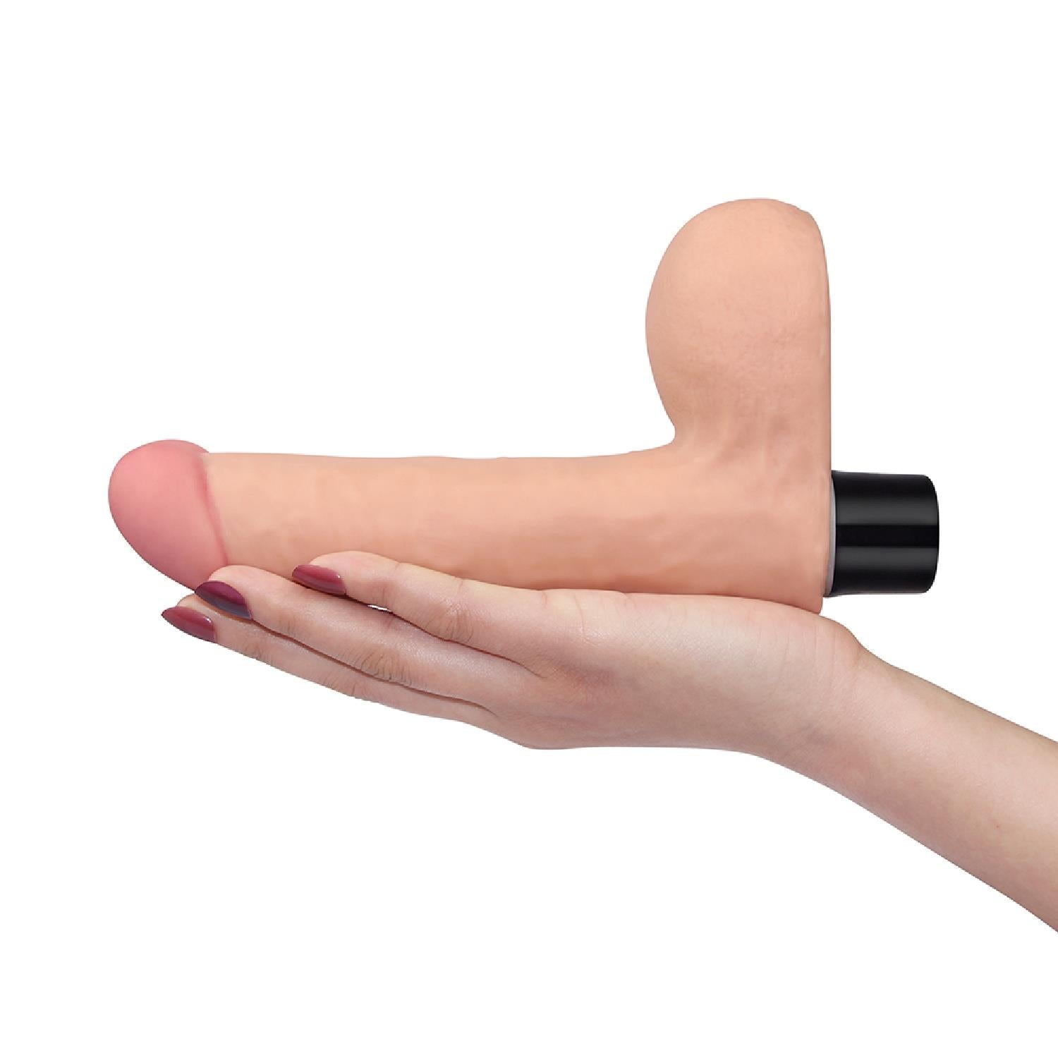 8″ REAL SOFTEE Vibrating Dildo