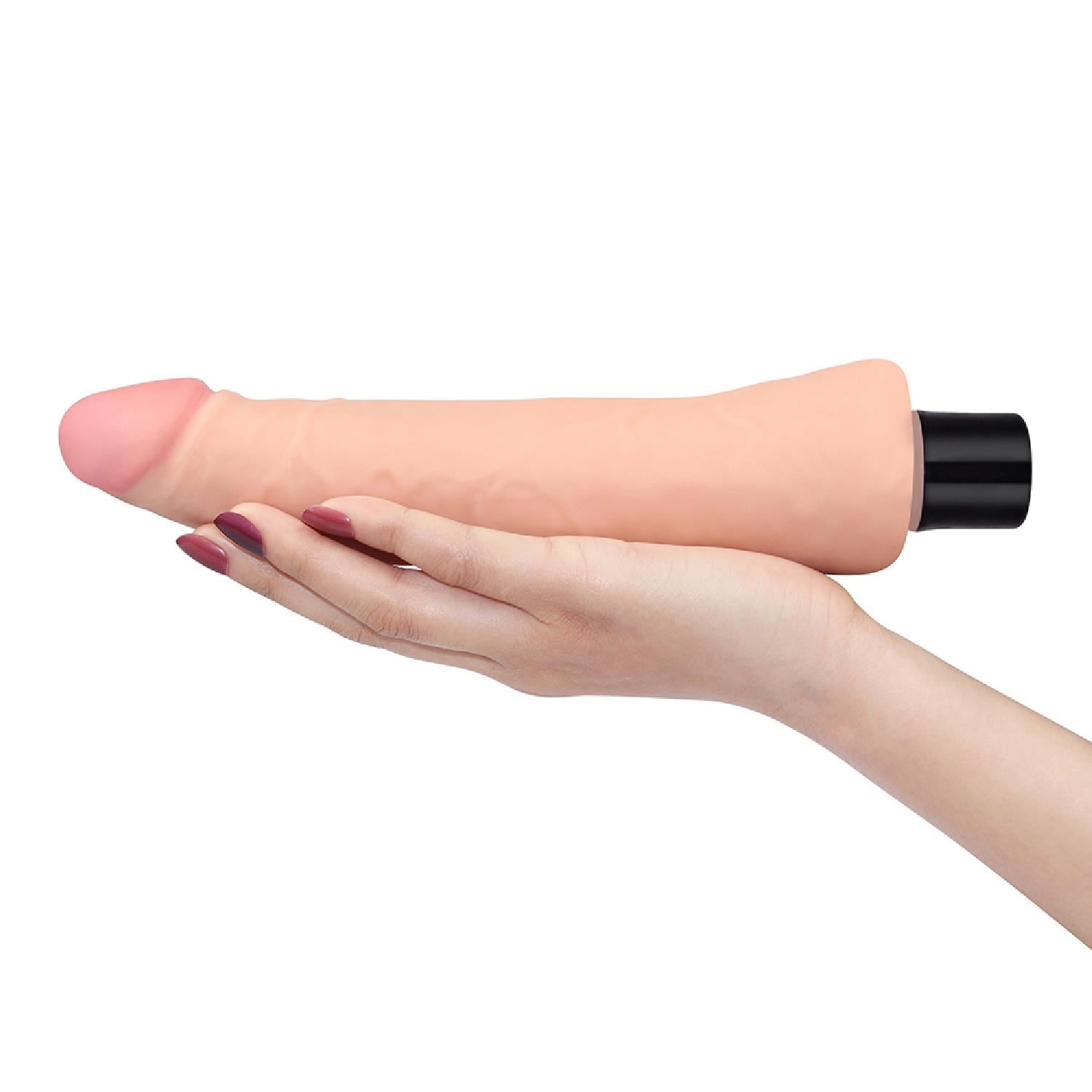 9″ REAL SOFTEE Vibrating Dildo