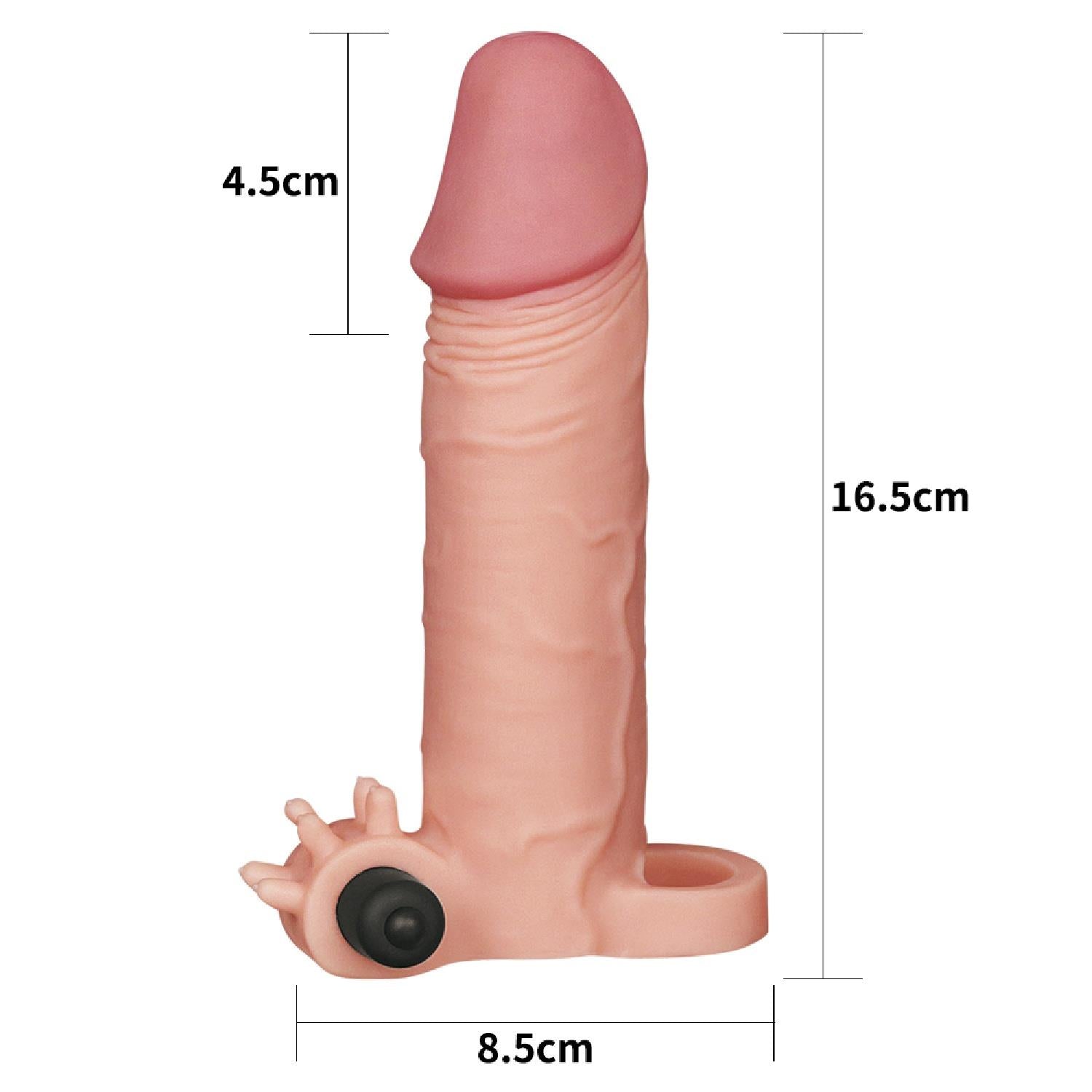 Ajouter manchon vibrant 2"" Pleasure X Tender Flesh