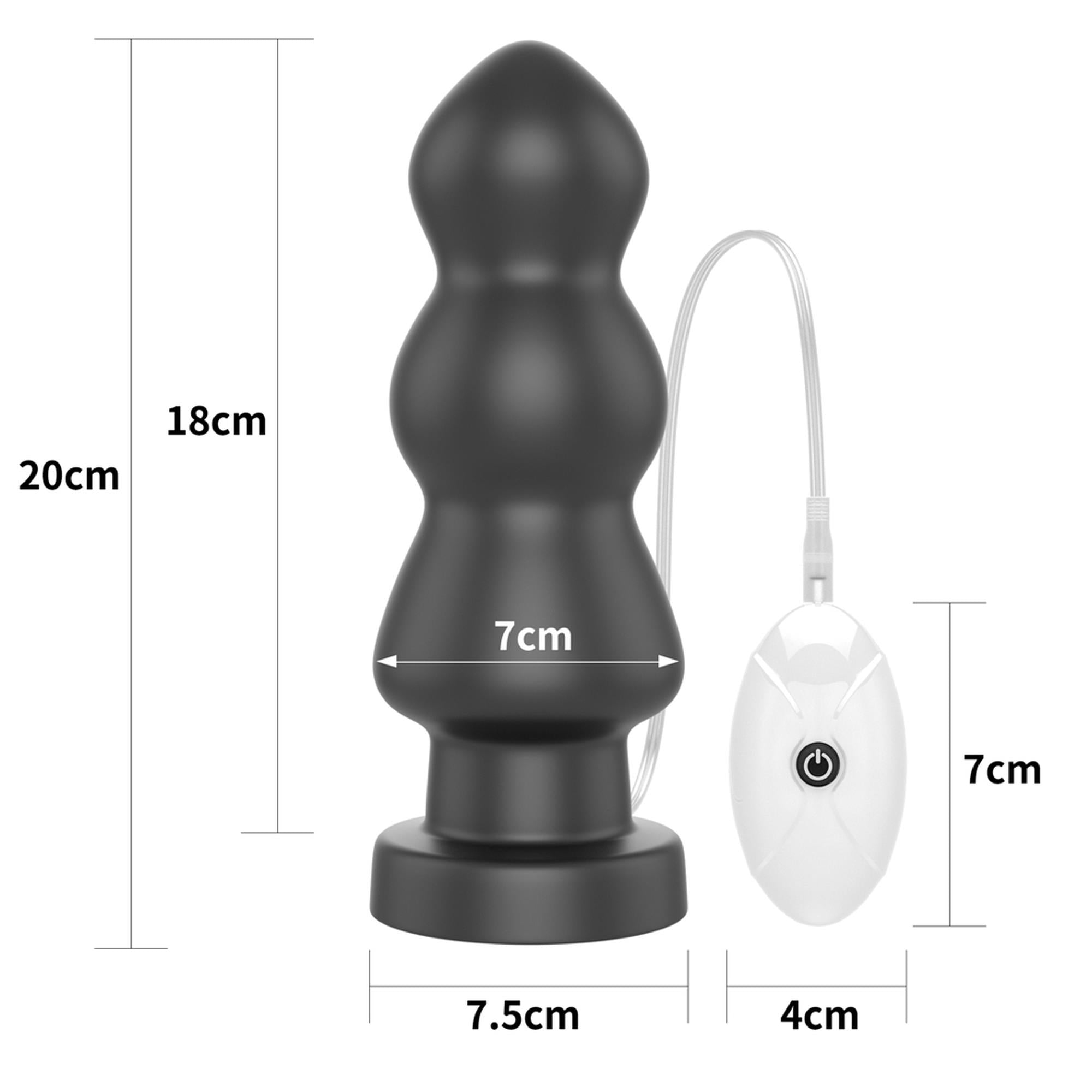 7.8″ King Sized Vibrating Anal Rigger
