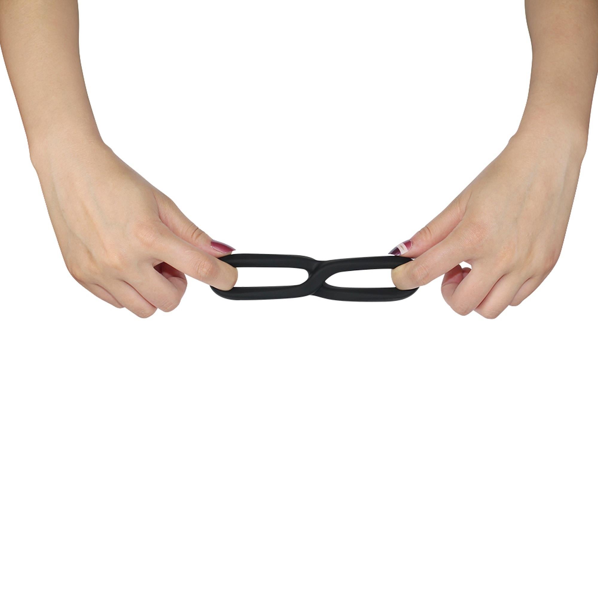 Anneau pénien en silicone Ultra Soft durcissement platine