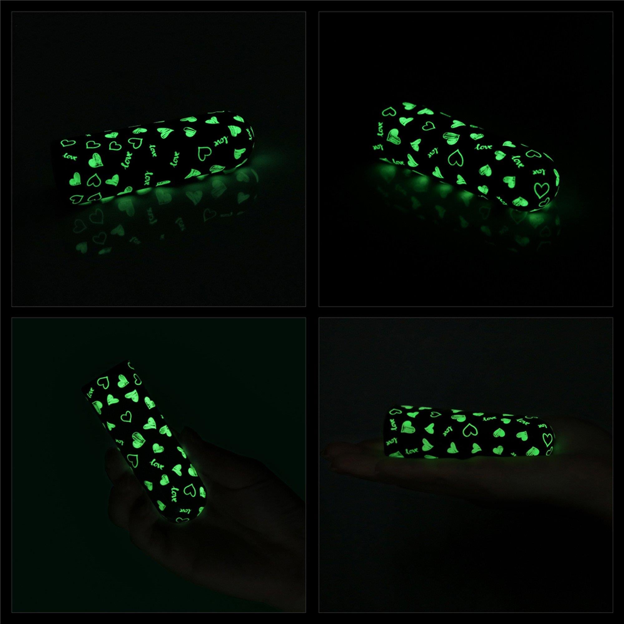 Rechargeable Glow-in-the-dark Heart Massager