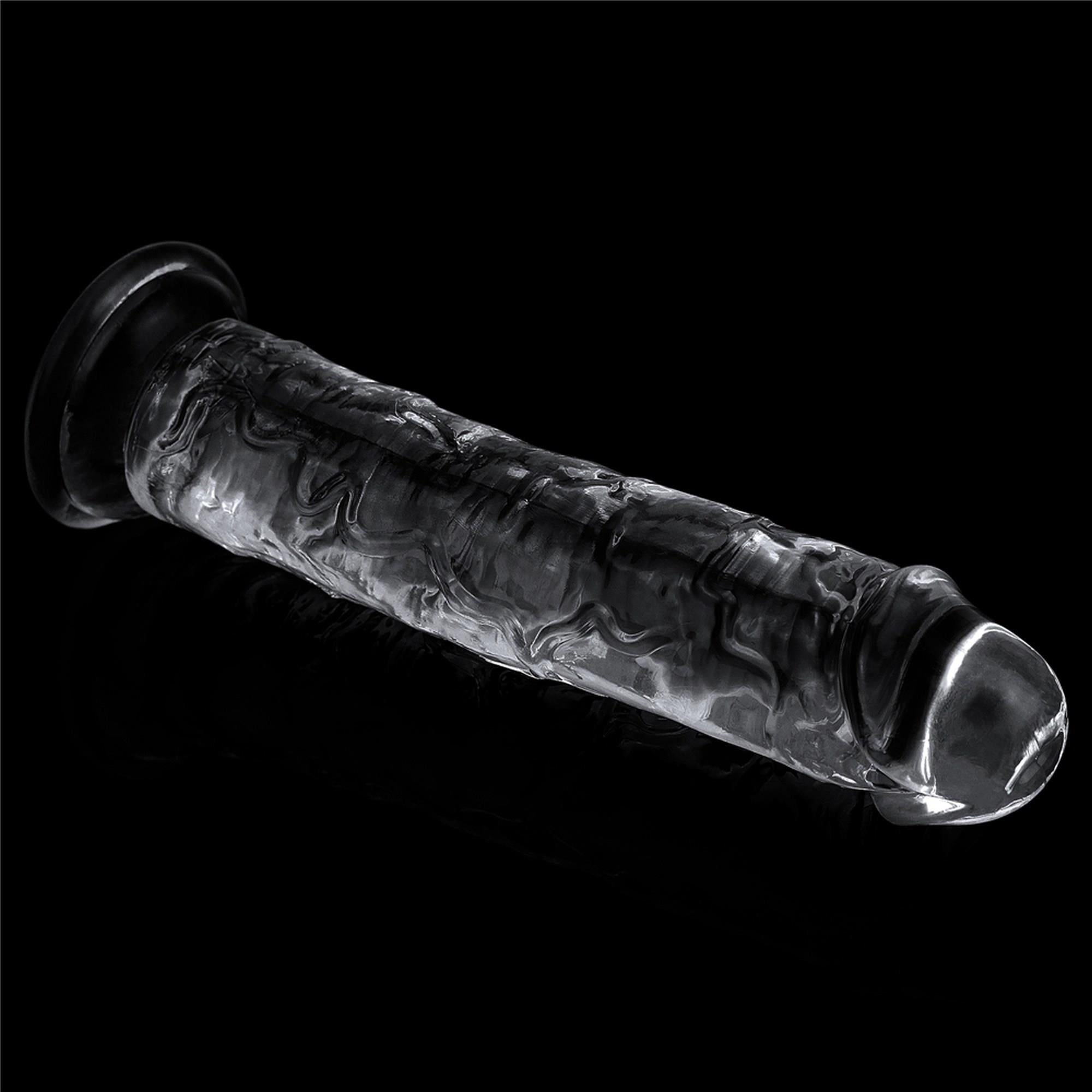 Gode ceinture transparent impeccable 7.0"