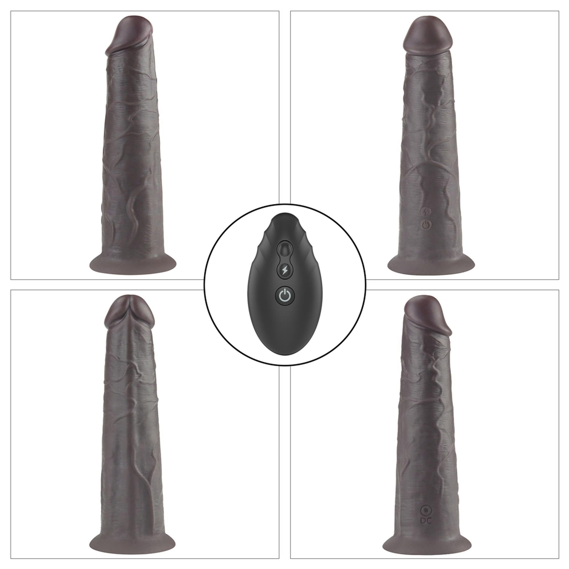 8.0'' Dual Layered Platinum Silicone Rotator