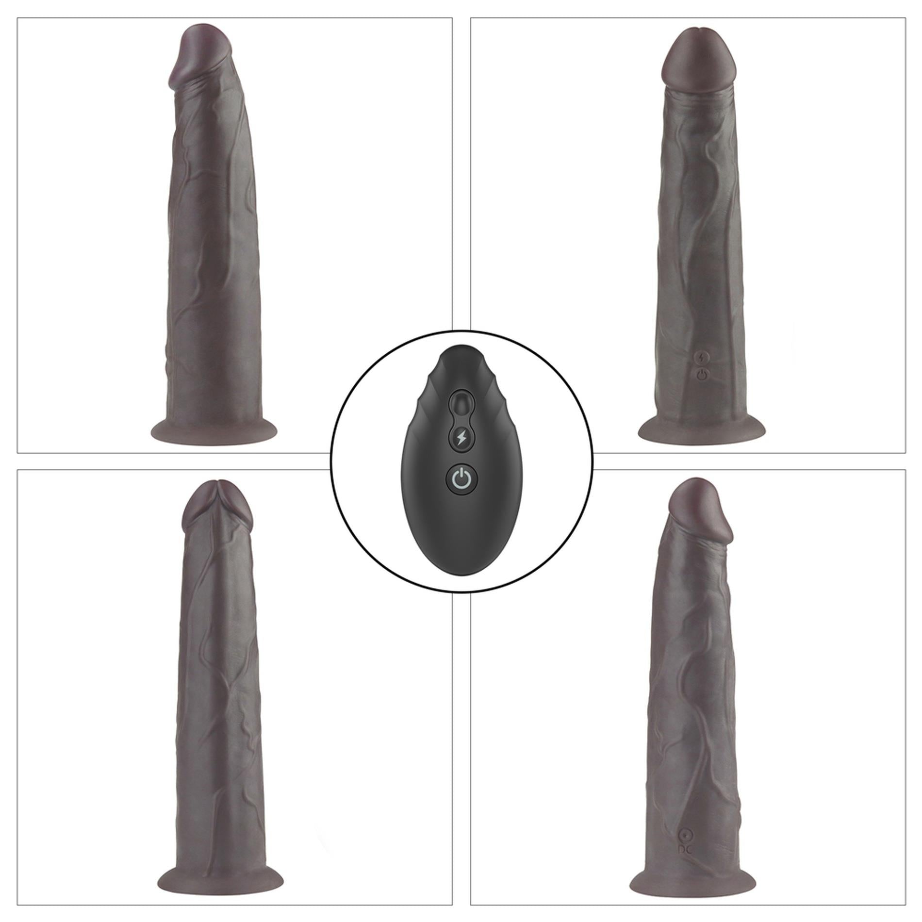 9.0'' Dual Layered Platinum Silicone Rotator