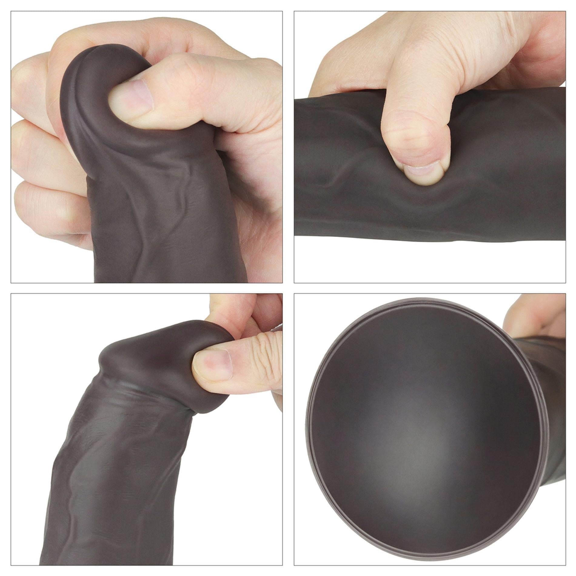 9.0'' Dual Layered Platinum Silicone Rotator