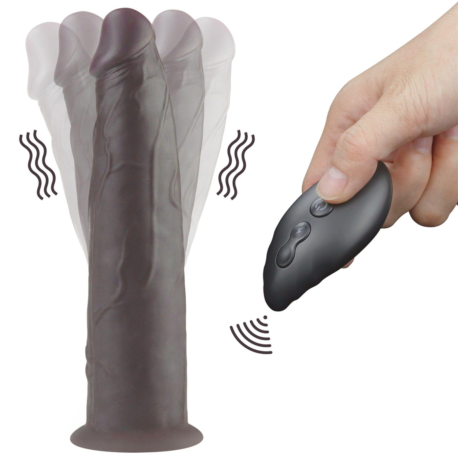 9.0'' Dual Layered Platinum Silicone Rotator