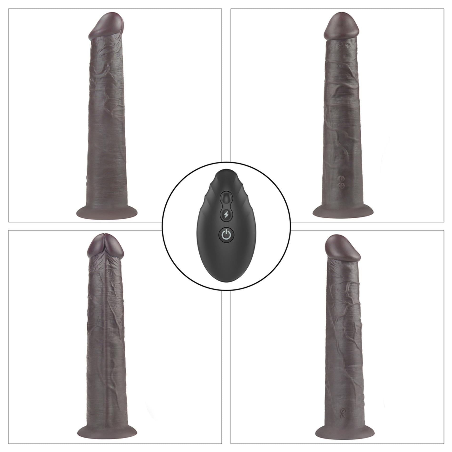 10'' Dual Layered Platinum Silicone Rotator
