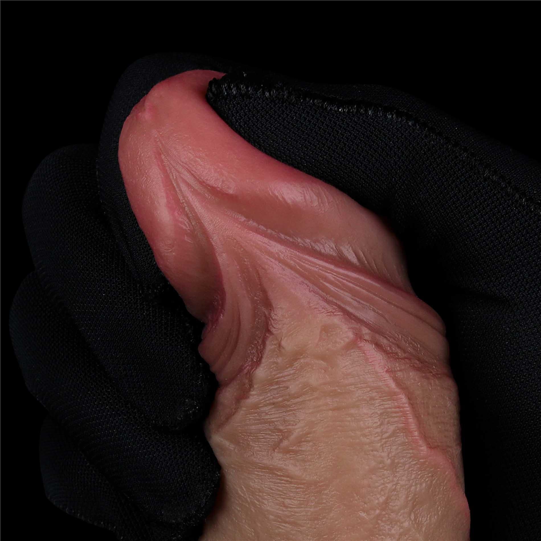 Cock en silicone double couche de 7,5''